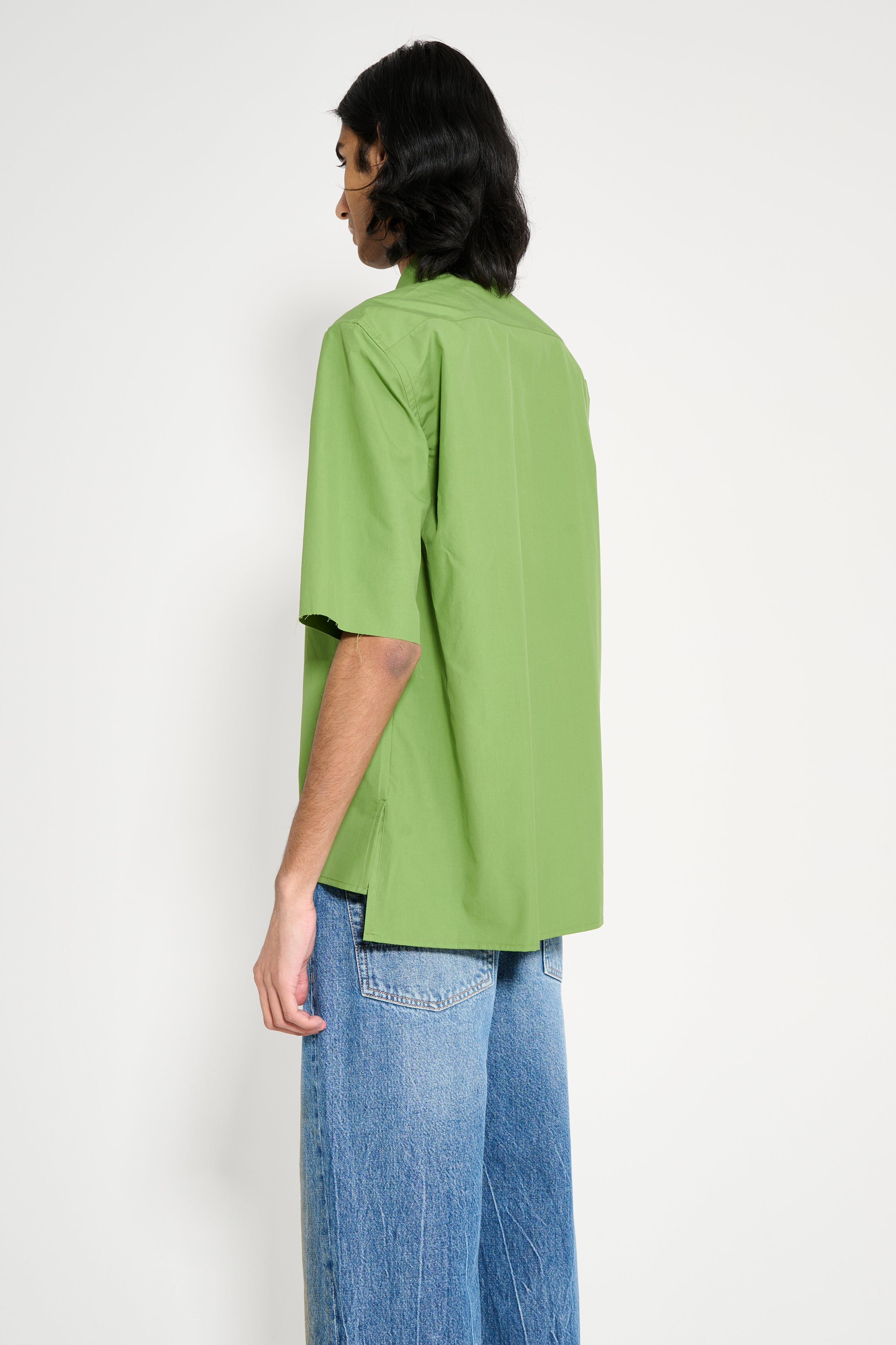 NAMACHEKO SHORT SLEEVE GUARDIA SHIRT GRASS GREEN - 4