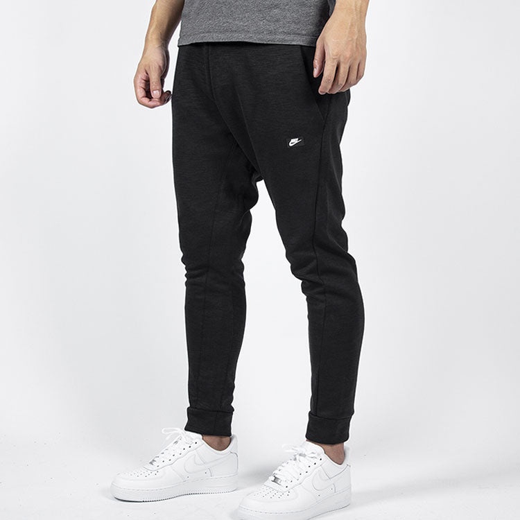 Men's Nike Logo Label Knit Sports Pants/Trousers/Joggers Black 928494-011 - 4