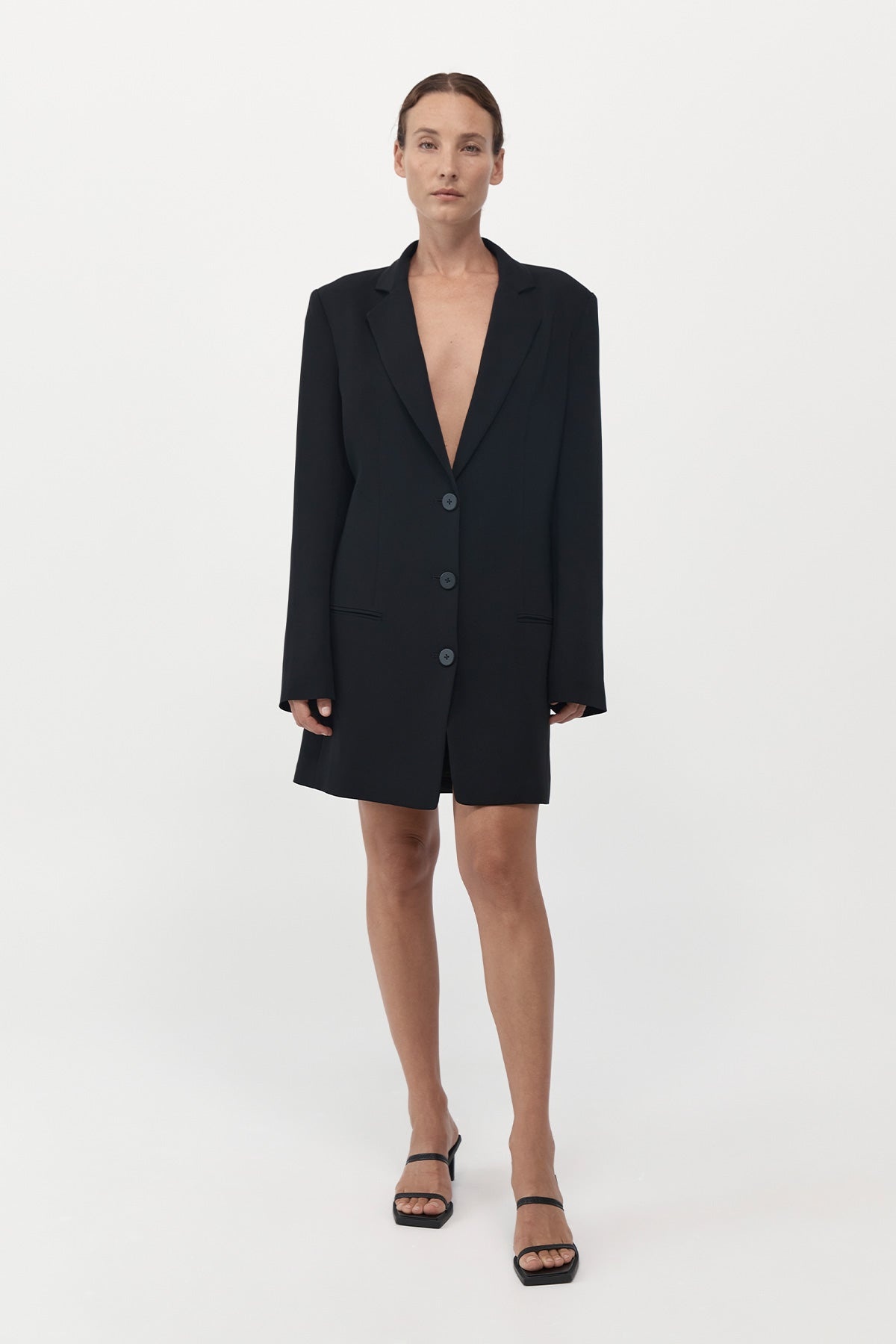 Blazer Dress - Black - 1