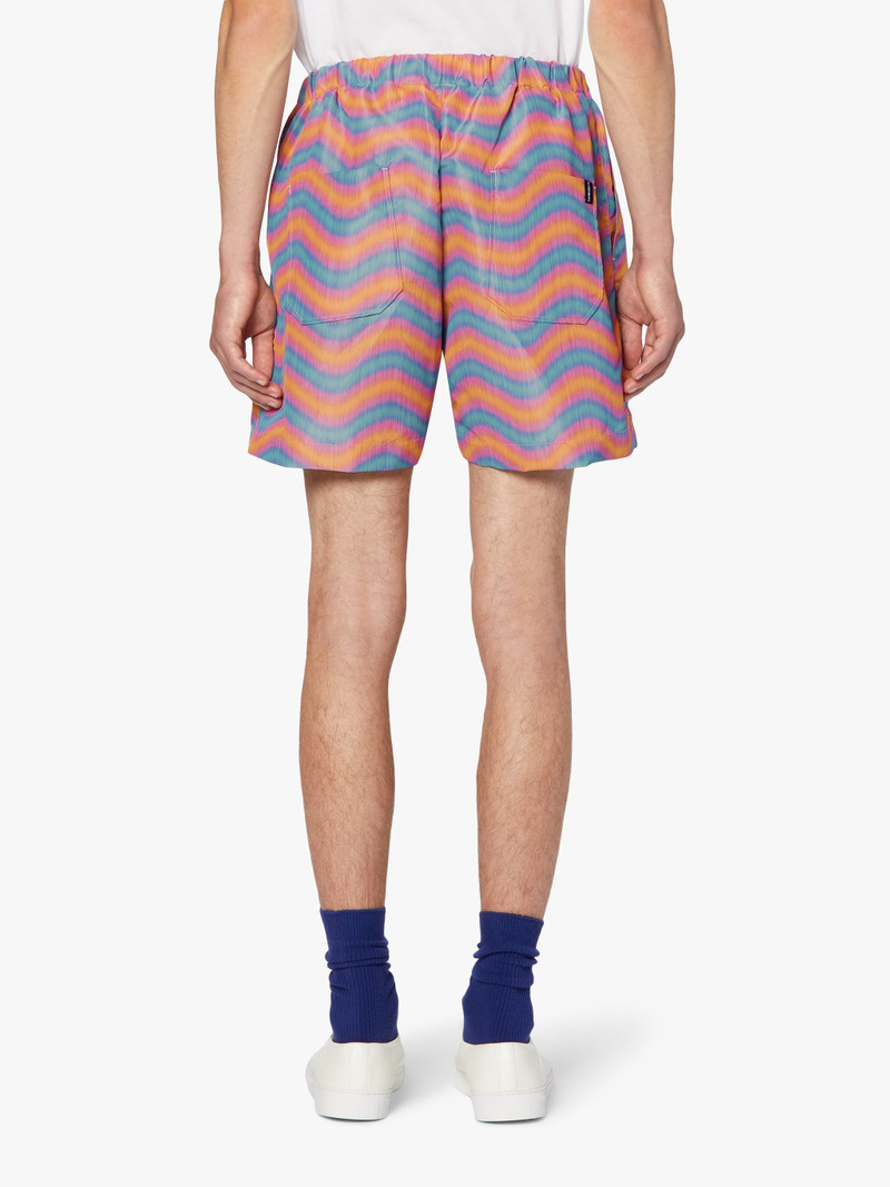 CAPTAIN WAVE PRINT NYLON SHORTS | GTM-223 4
