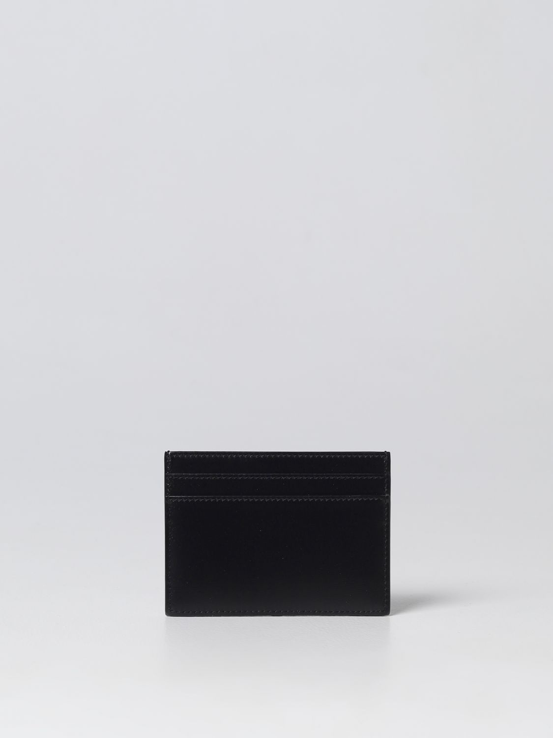 Saint Laurent Tiny Cassandre brushed leather cardholder - 2