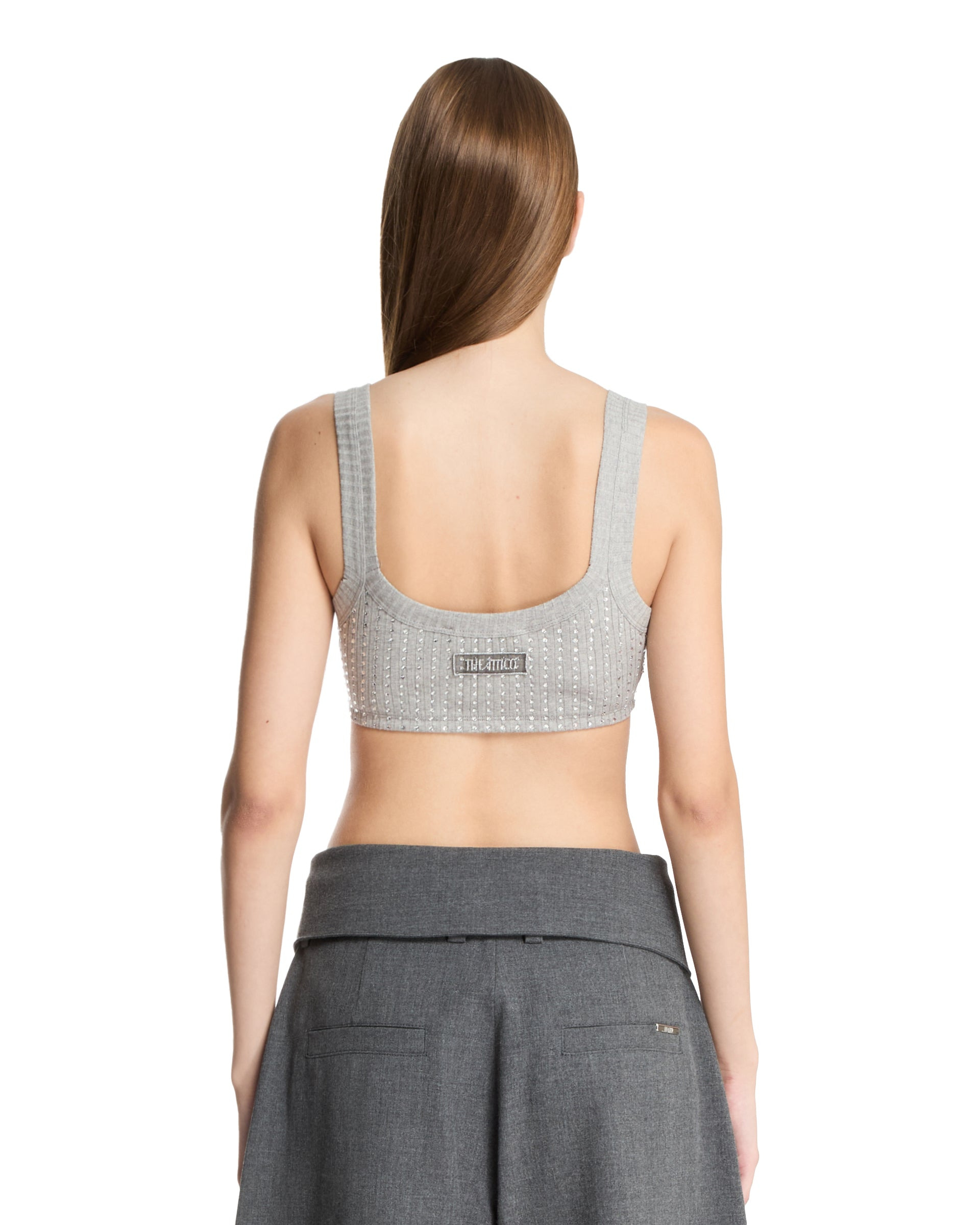 Gray Rhinestone Top - 3
