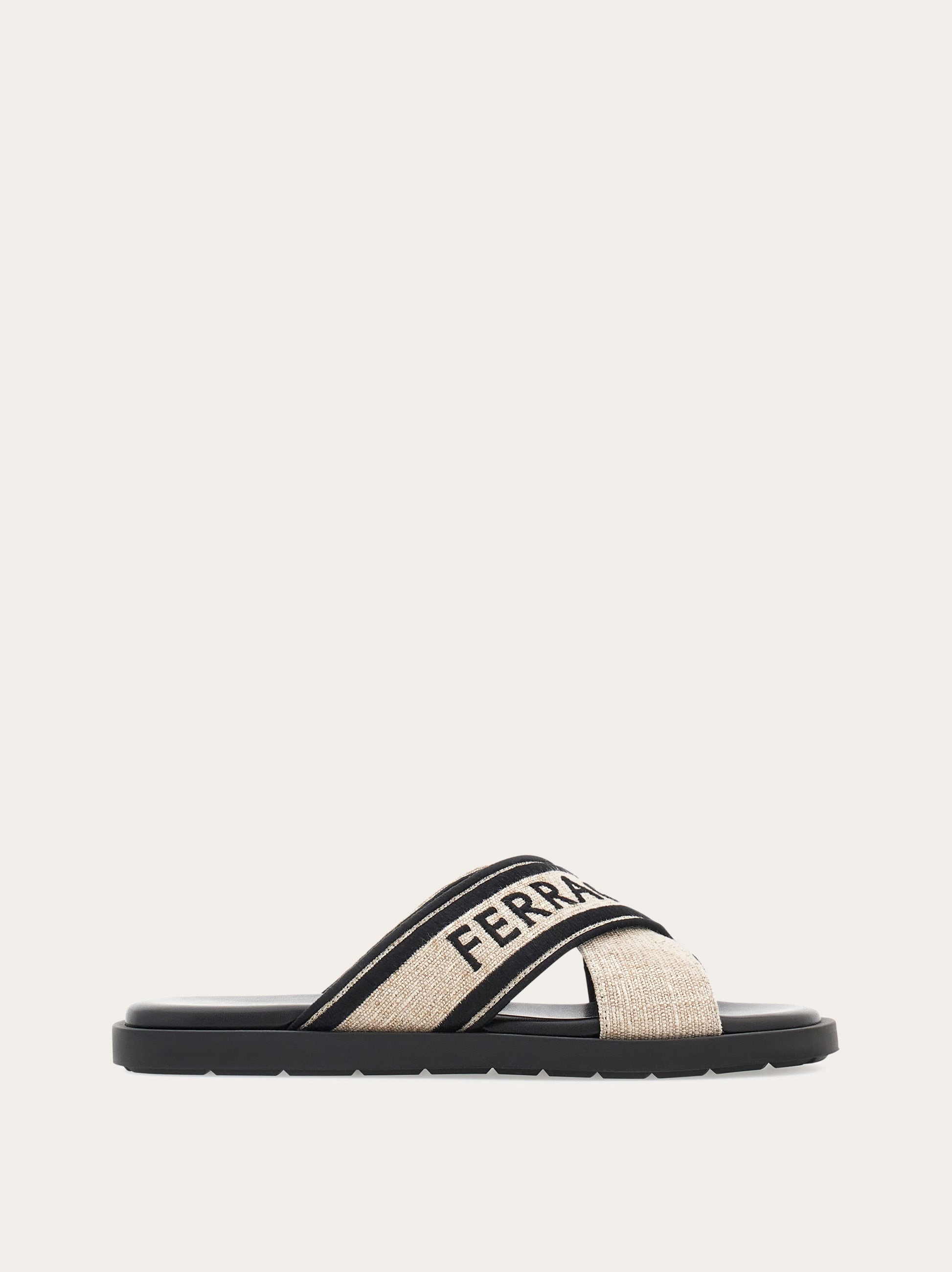 Sandal with crossover straps - 1