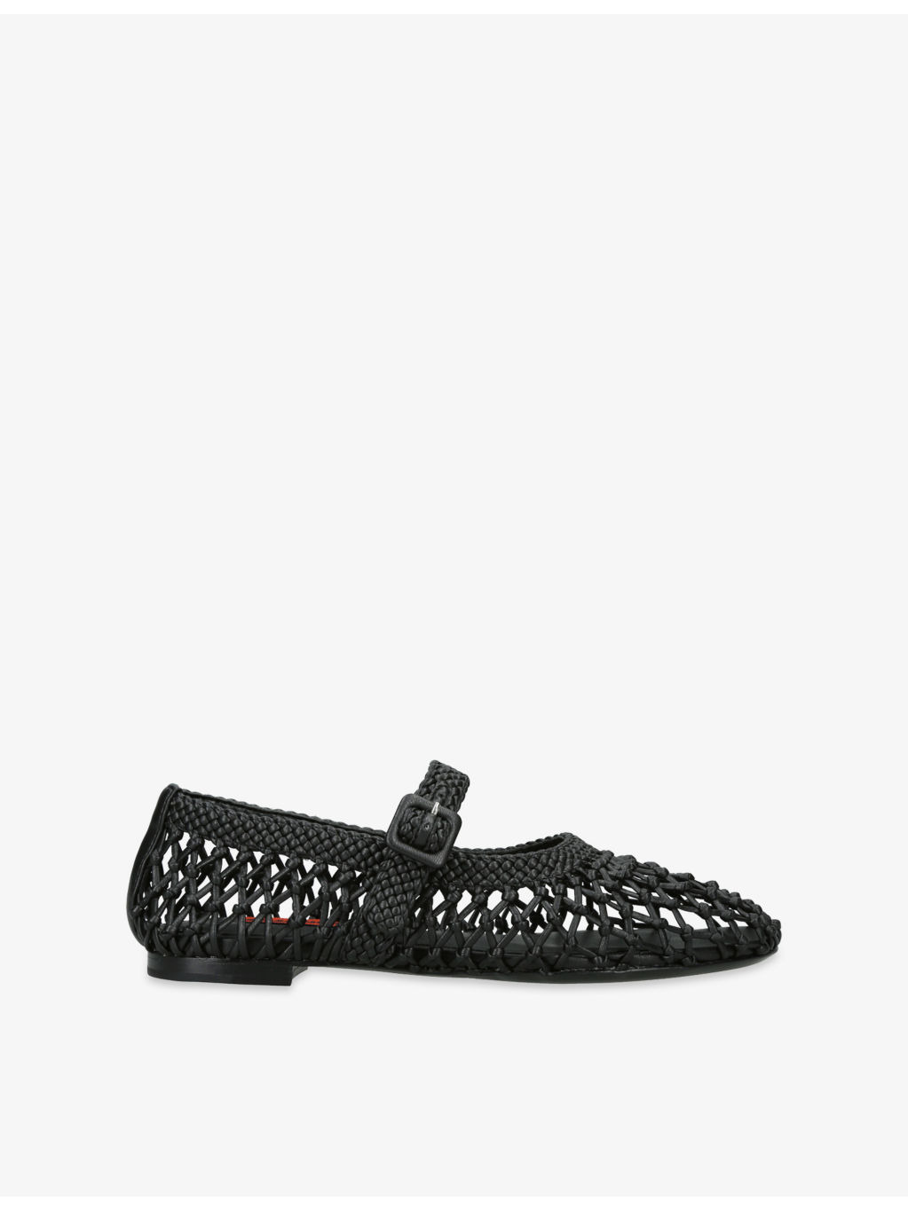 Knotted Riad Woven Ballet Flats - 1