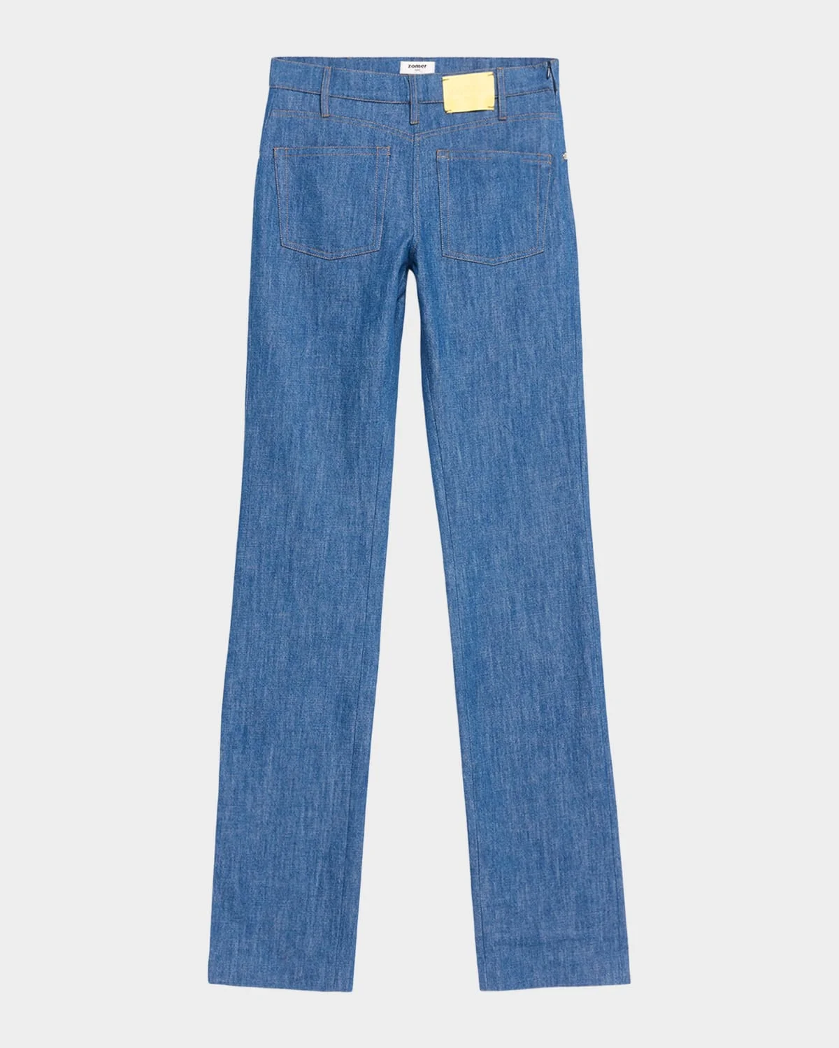 Reversed Bootcut-Leg Denim Trousers - 1