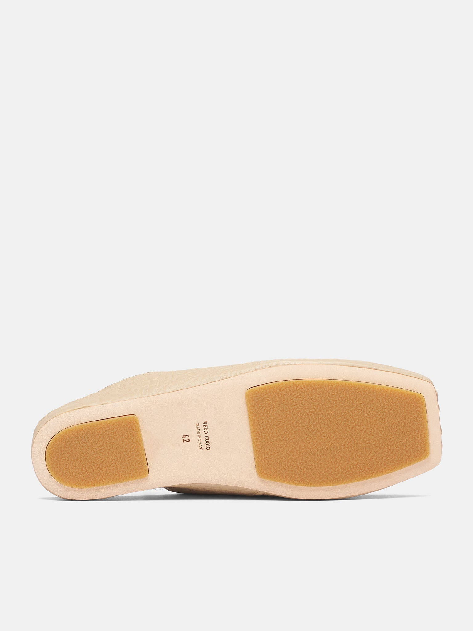 Off-White Leather Ballet Slippers - 6
