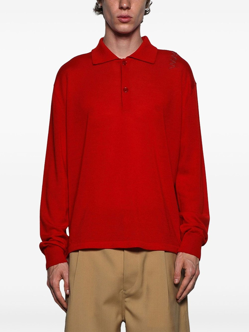 logo-embroidered polo shirt 3