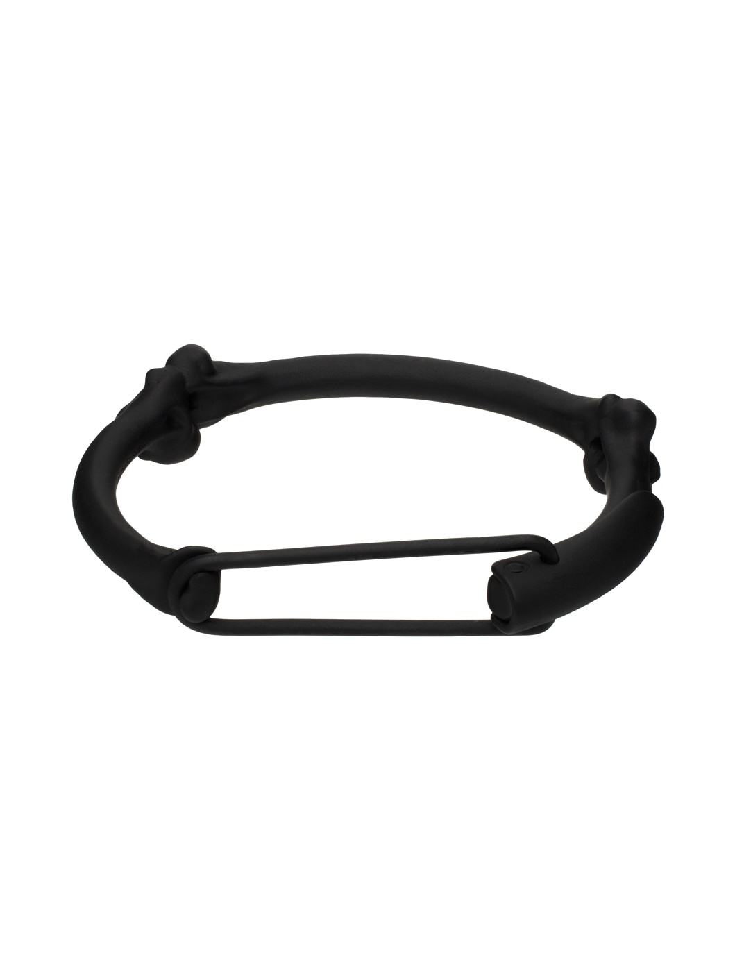 Black Bone Shaped Clip Bracelet - 2