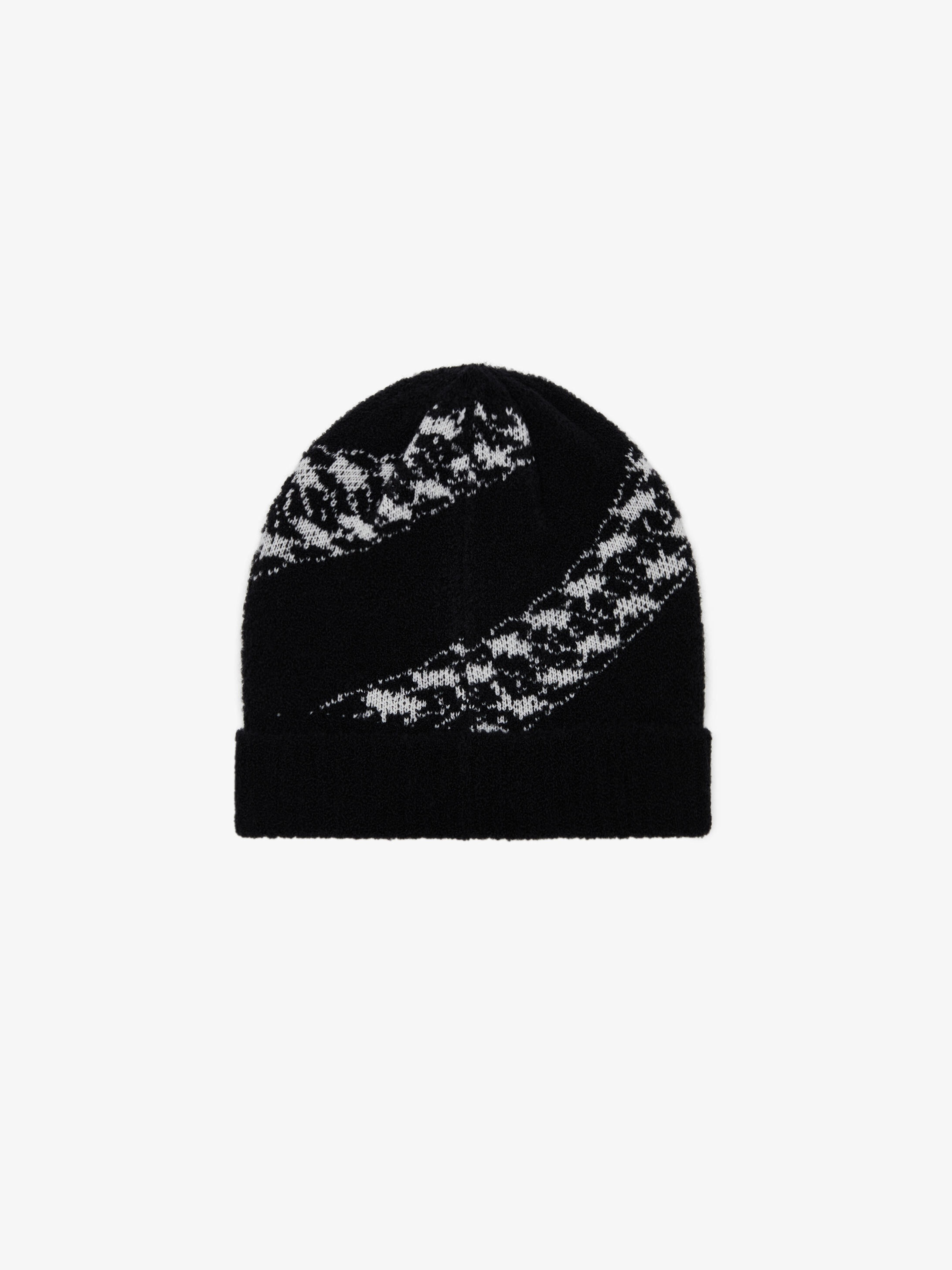 GIVENCHY chain beanie in jacquard - 2