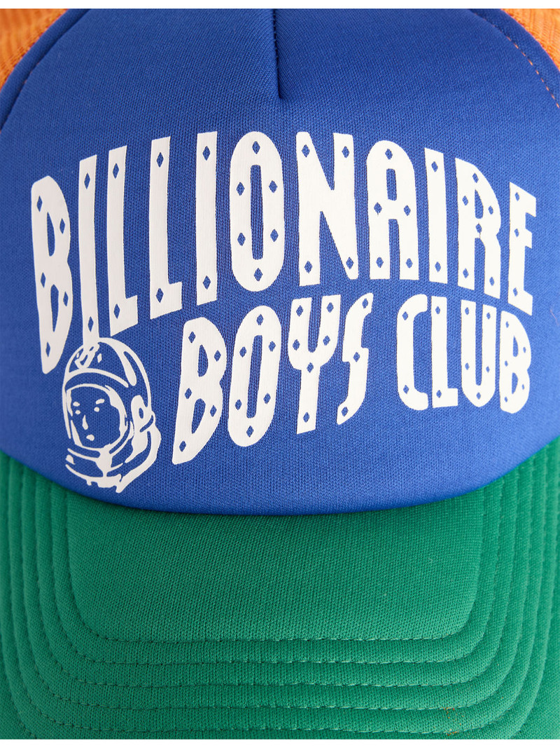 BILLIONAIRE BOYS CLUB Arch Logo Mesh-Back Woven Trucker Cap outlook
