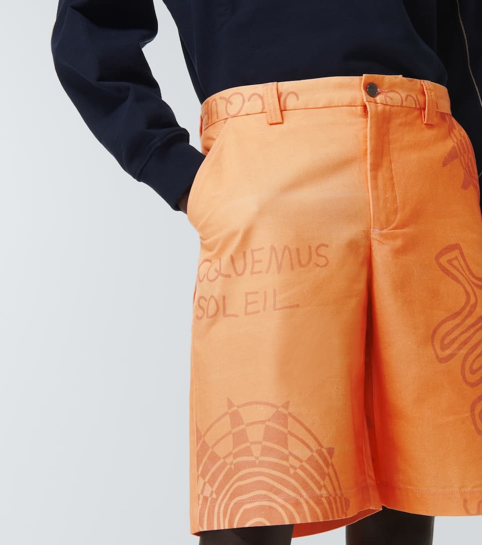 Le Short Tecido printed cotton shorts - 5
