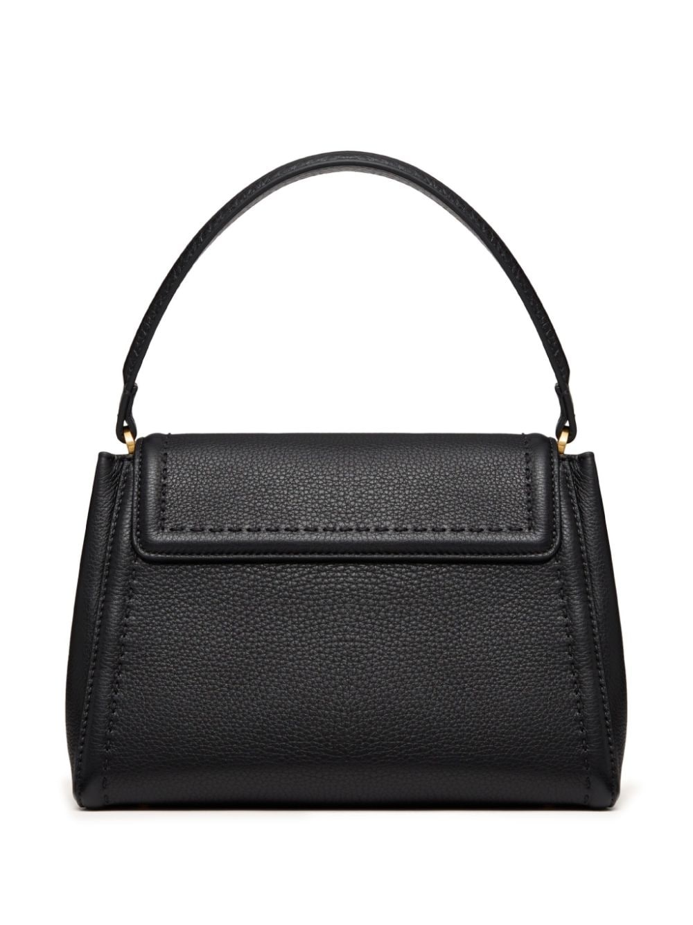 logo-plaque leather tote bag - 2