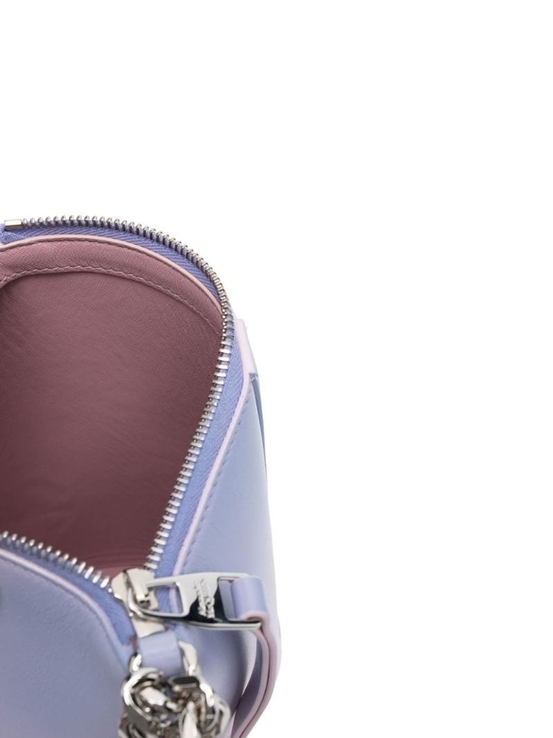 gradient-effect triangle clutch bag - 5