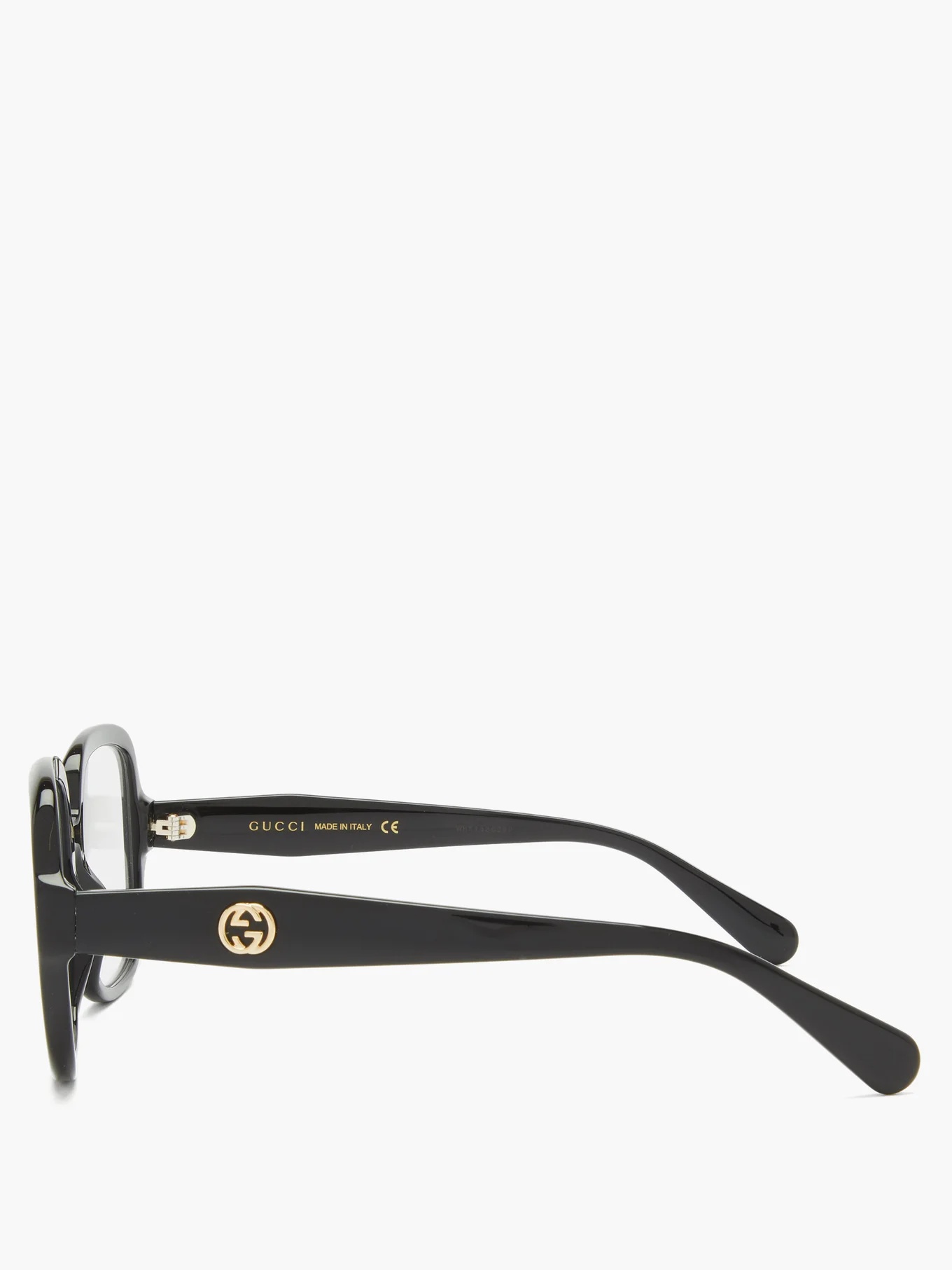 Oversized square acetate glasses - 4