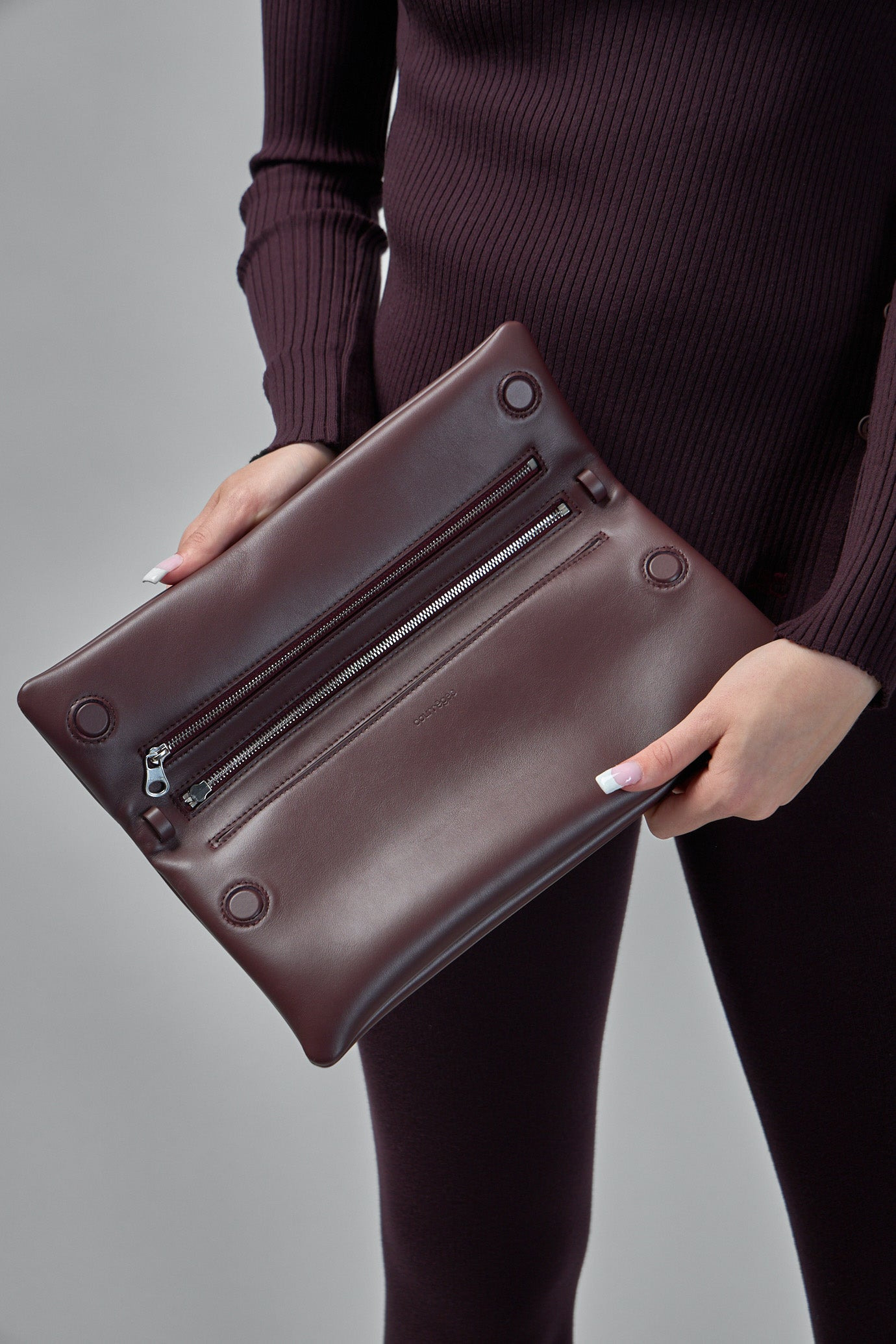 Cuff Leather Clutch - 6