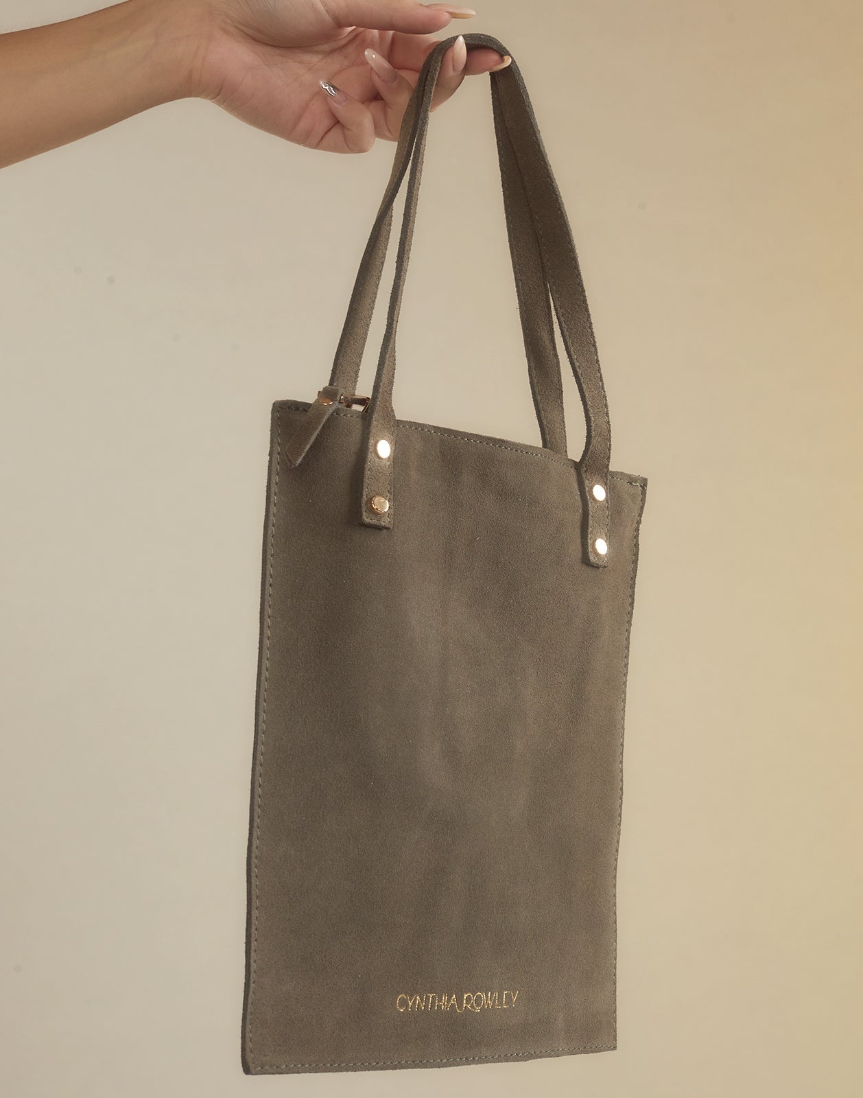 Sleek Suede Tote - 2