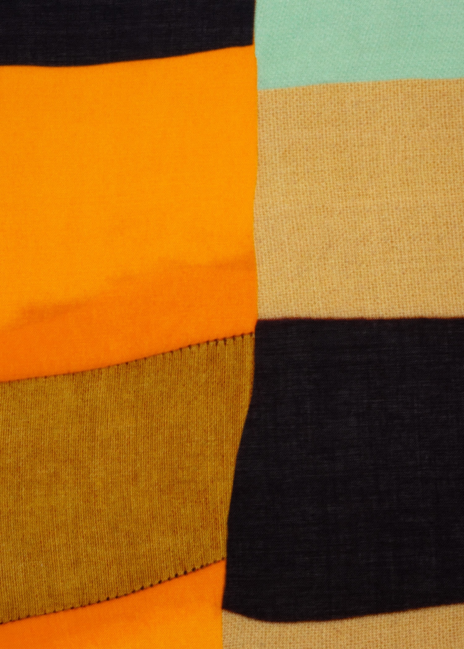 Patchwork Stripe Scarf - 3