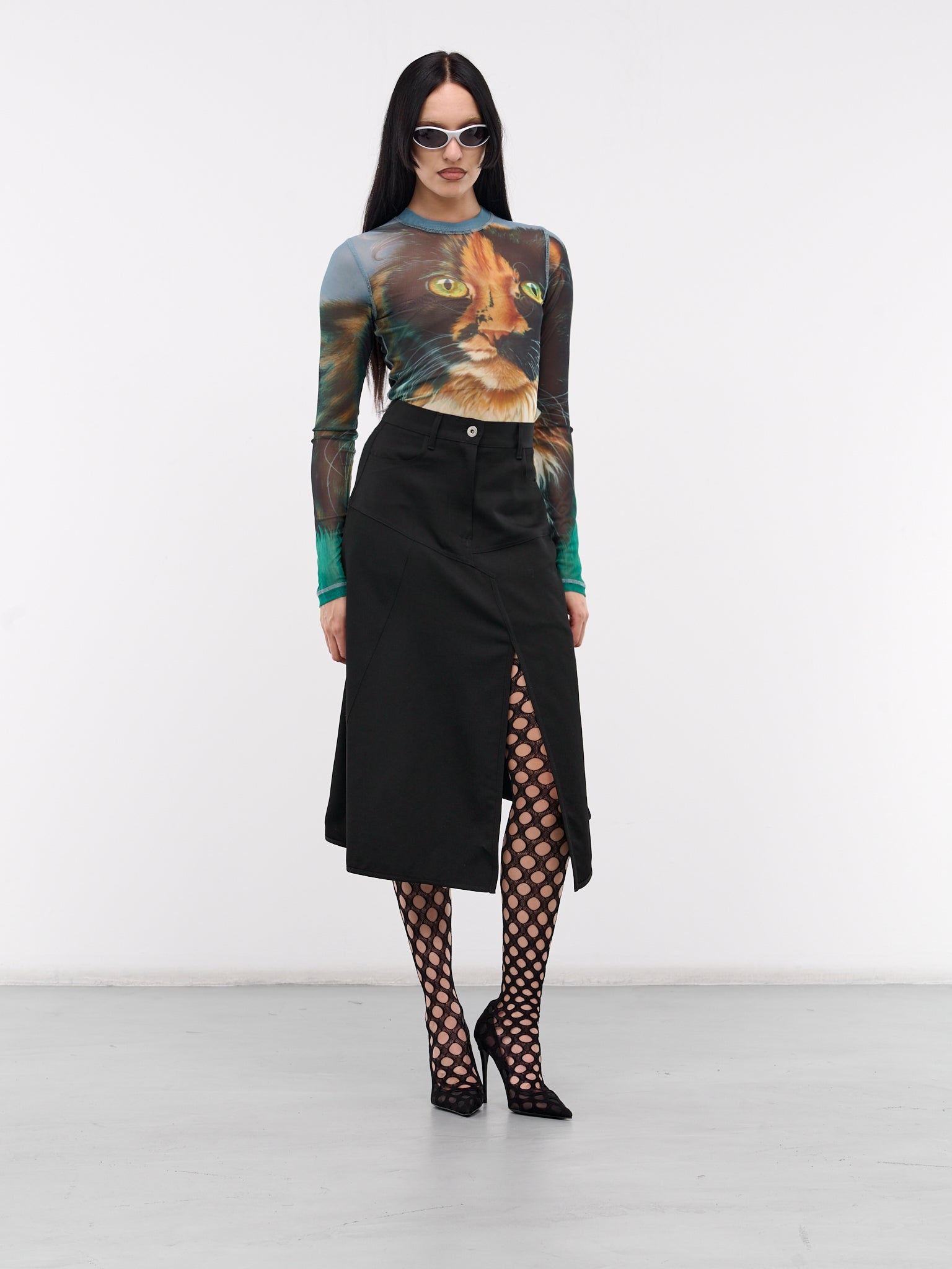 Patchwork A-Line Skirt - 5