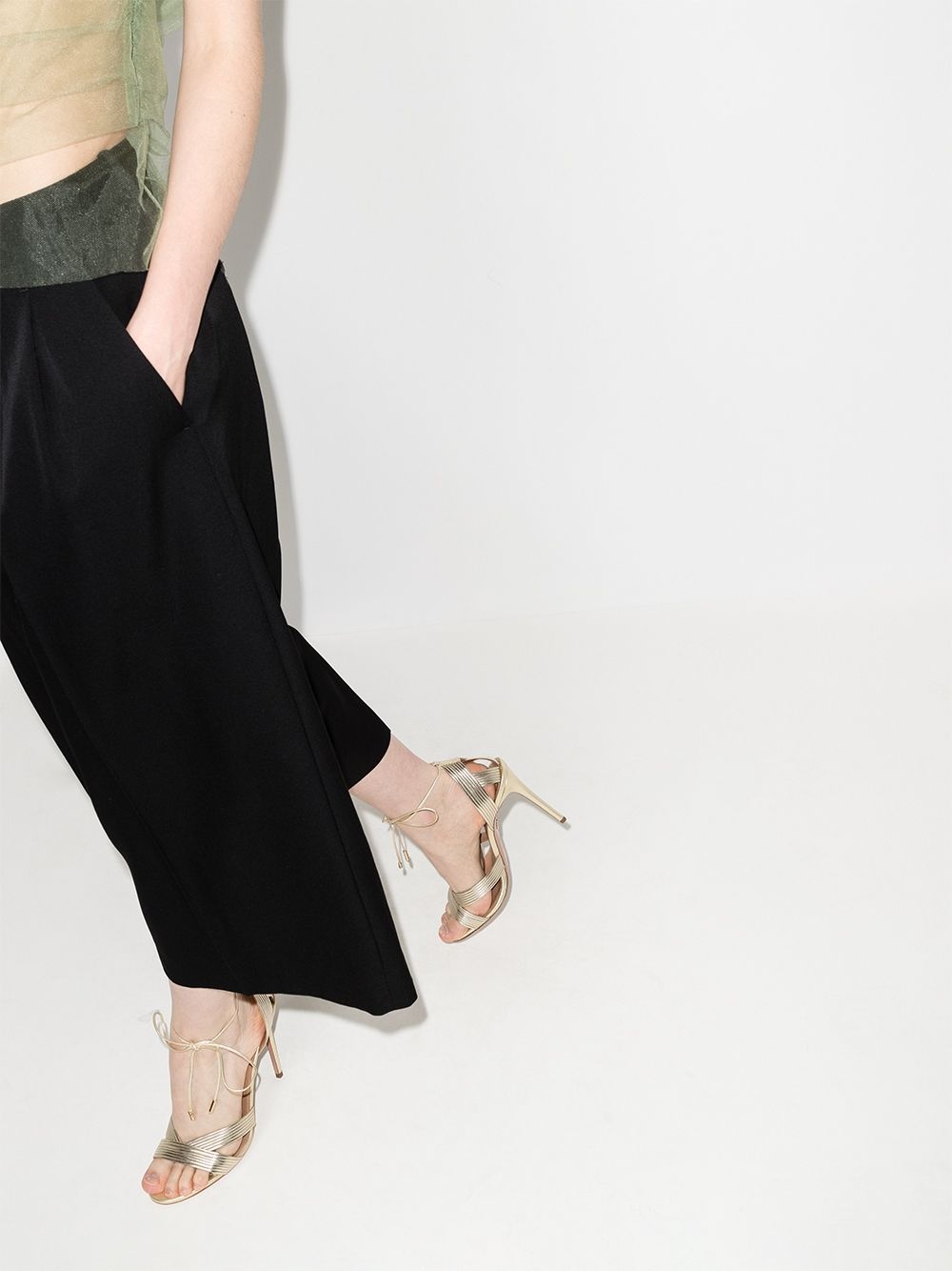 Ari 105mm leather sandals - 3