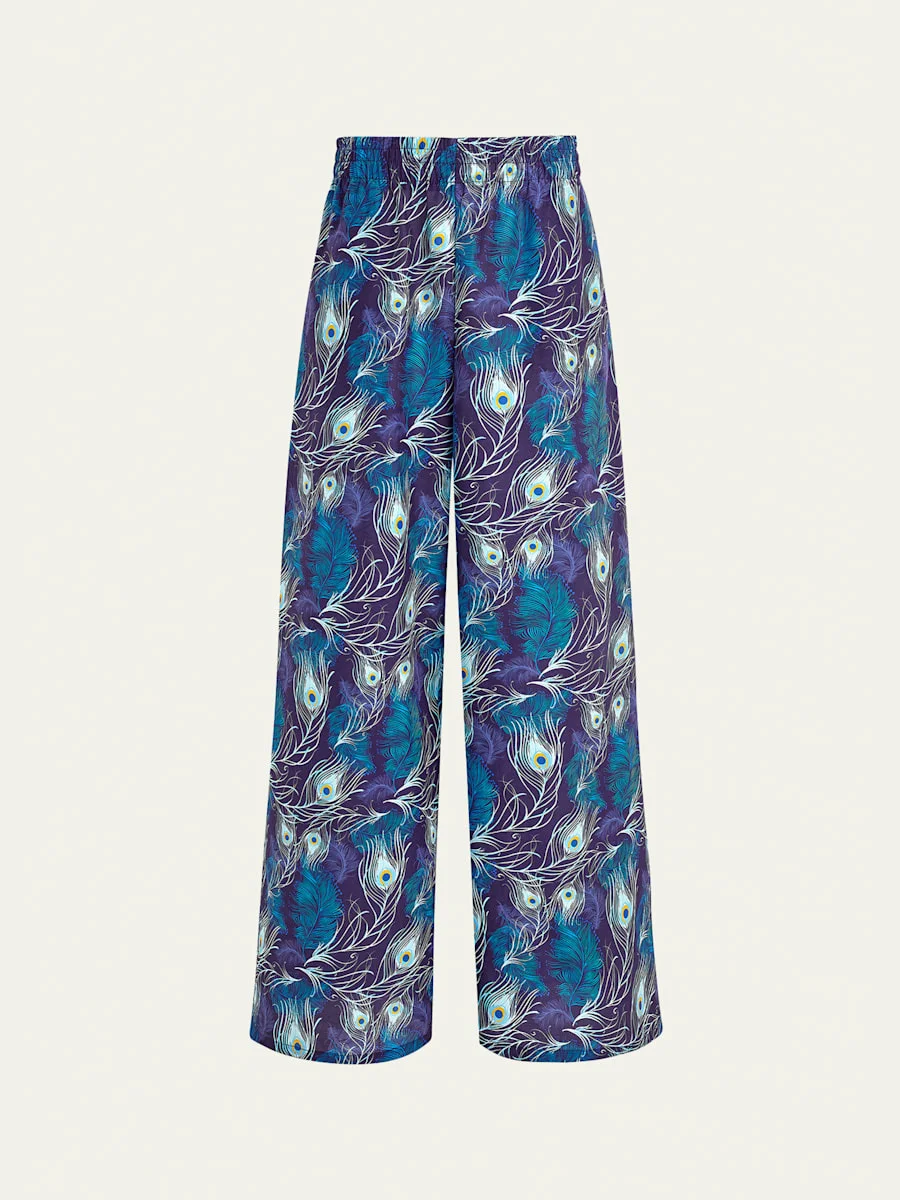 Eyes of the Wind Cotton-Silk Pants - 1