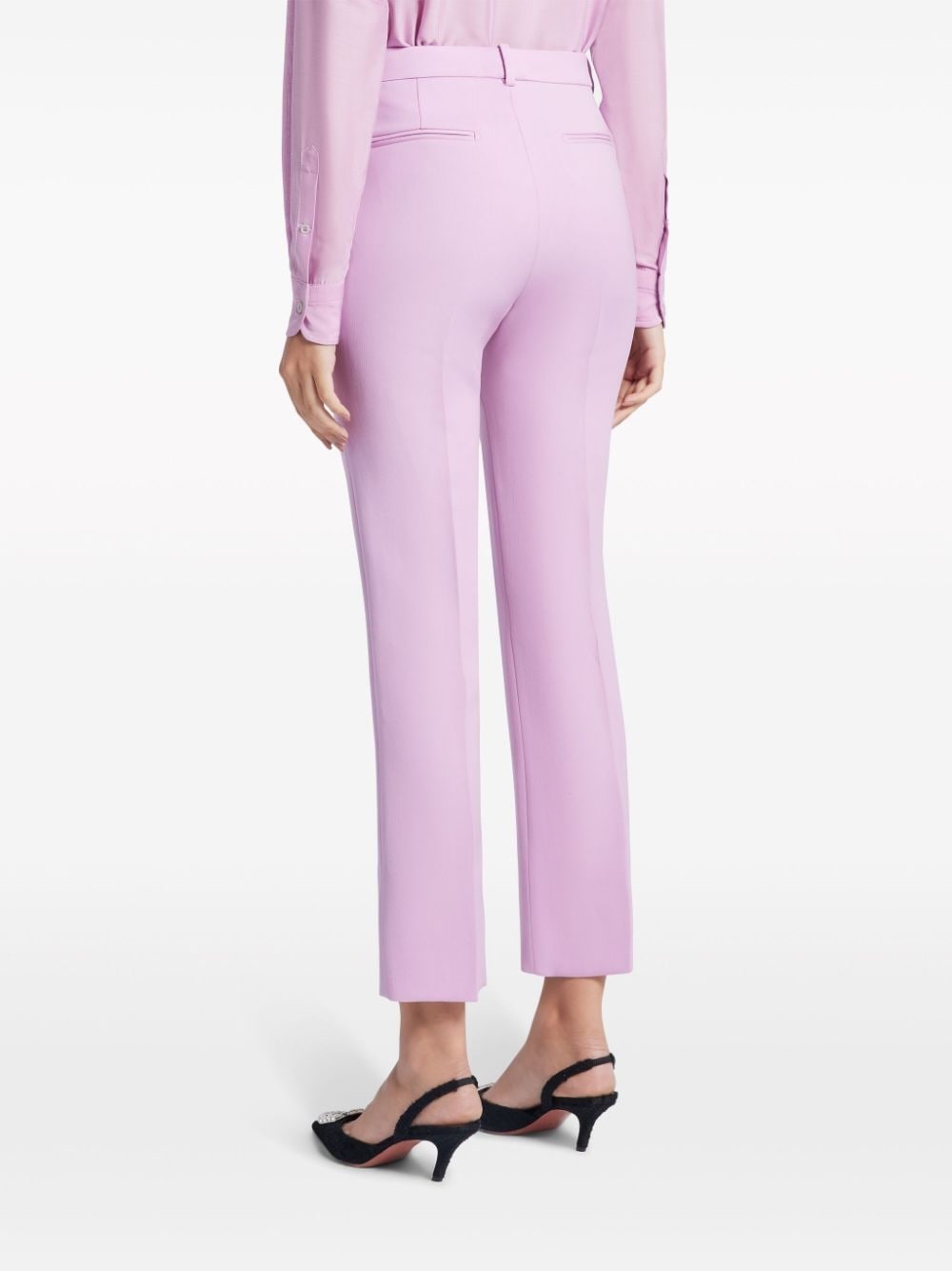 mid-rise tailored trousers - 4