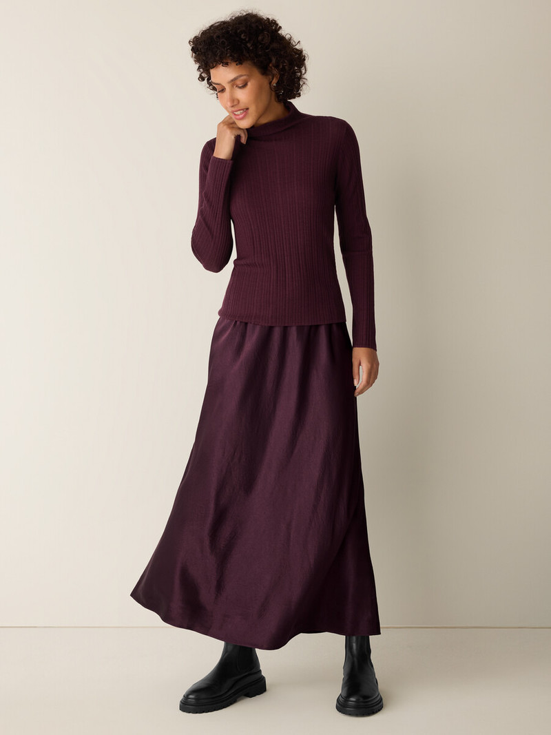 Superfine Merino Turtleneck Top in Regenerative Wool 3