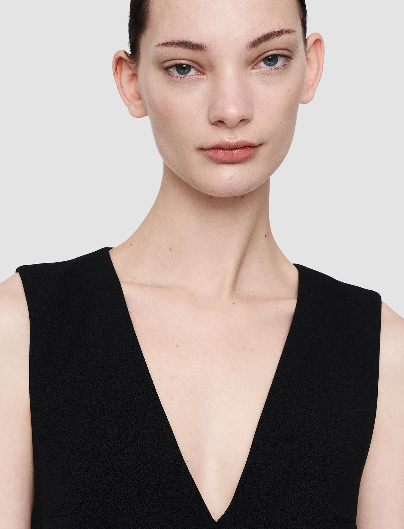 Formal Crepe Thiers Backless Jumpsuit - 3