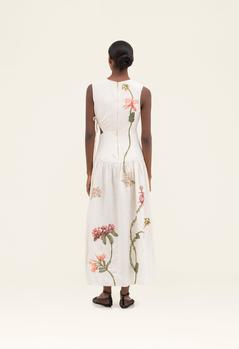 Otoño Orquidea Midi Dress 6