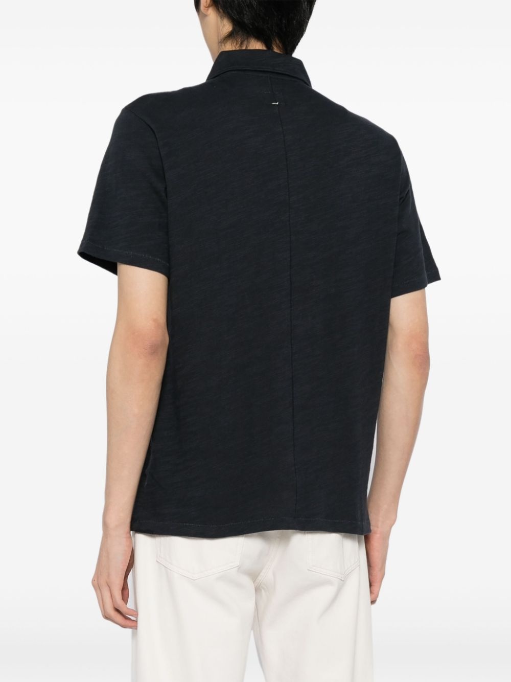 logo-embroidered polo shirt - 4