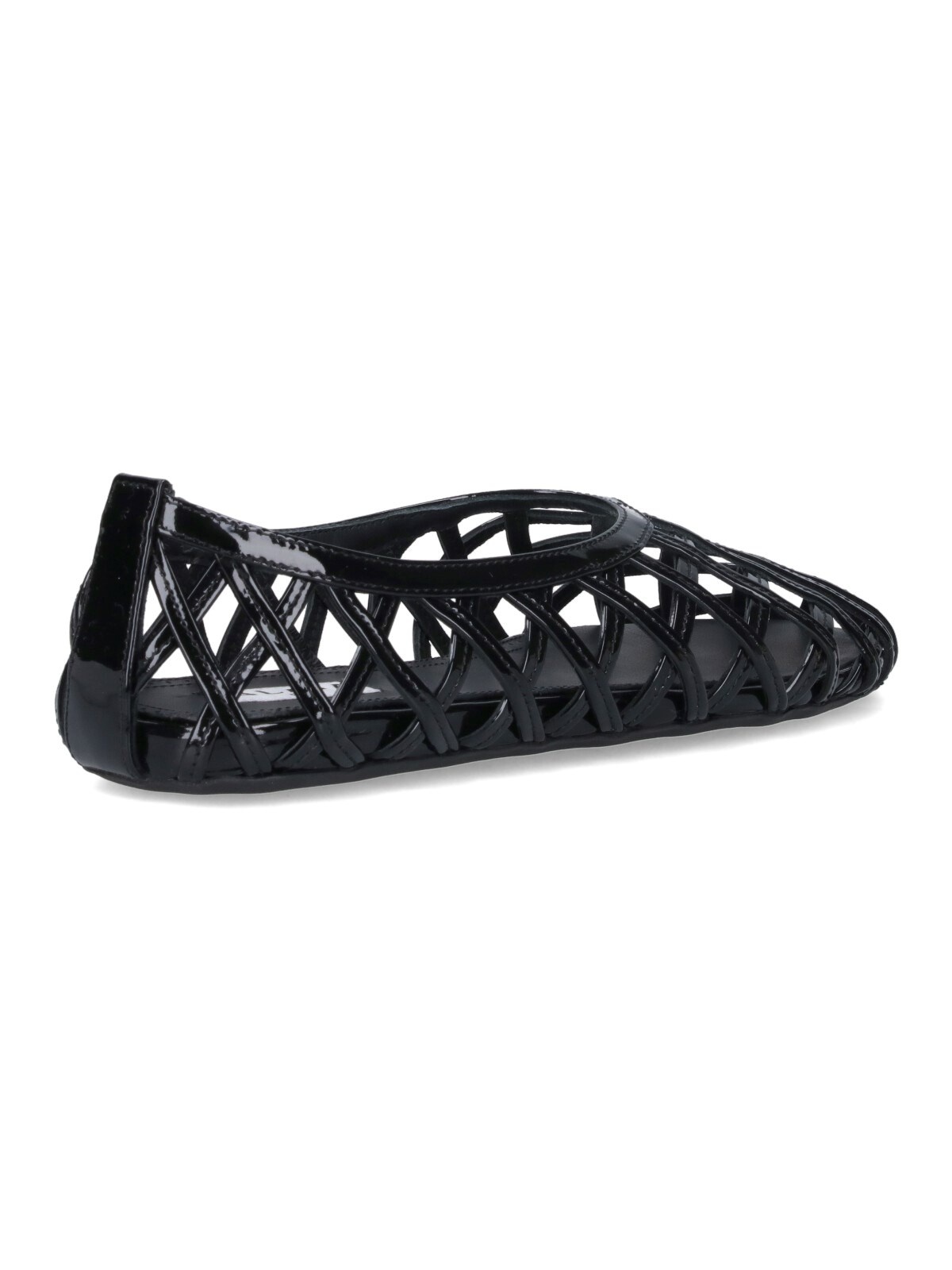 "FLAT CAGE" BALLET FLATS - 4