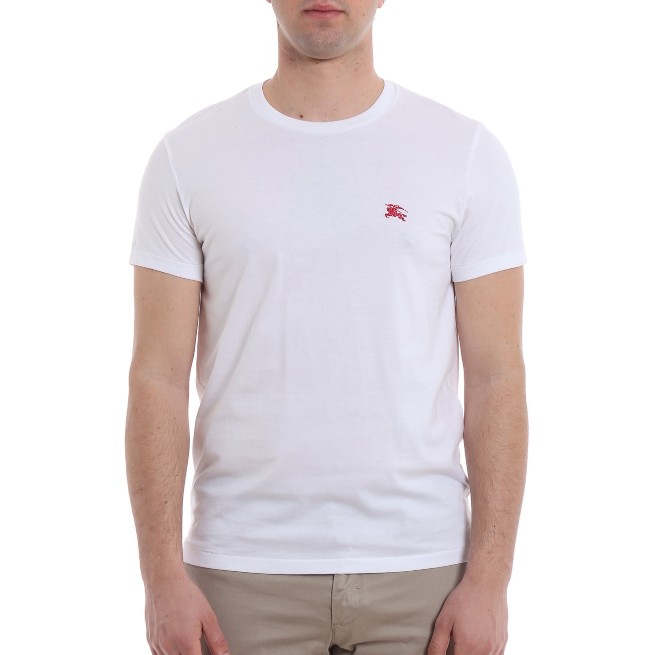 Burberry Logo Pattern Short Sleeve White 80038311 - 3