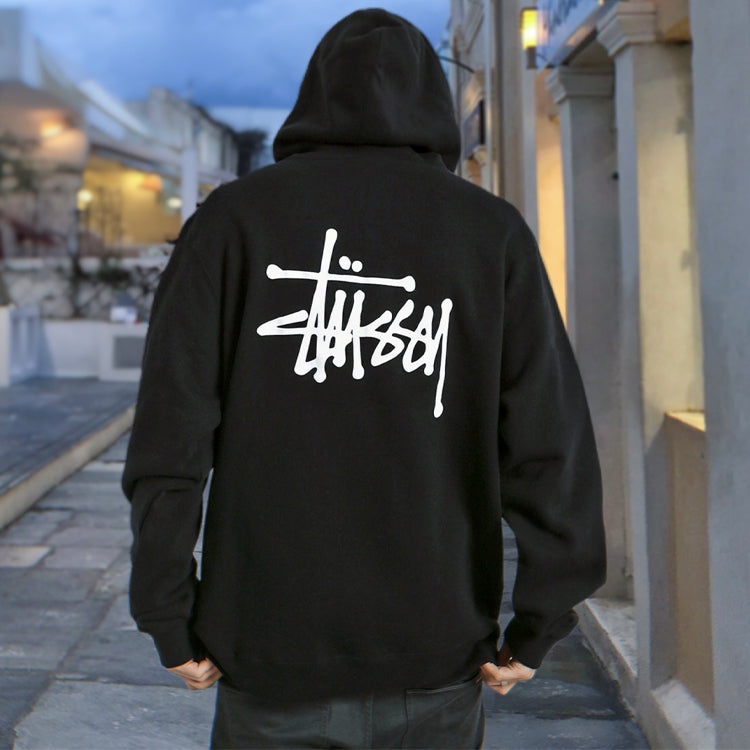 Stussy Basic Alphabet Logo Pullover Unisex Black TBD-STUSSY-2 - 3