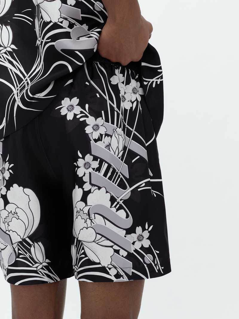 FLORAL DRAWSTRING SHORT 7