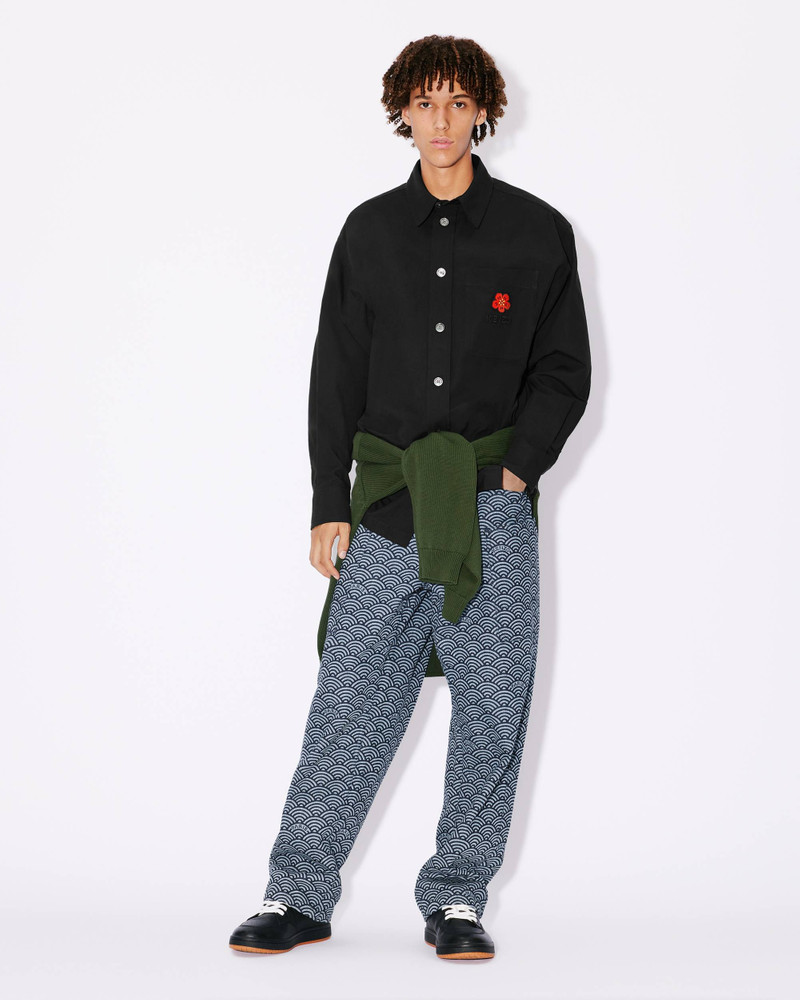 'BOKE FLOWER' Crest oversized shirt. 5