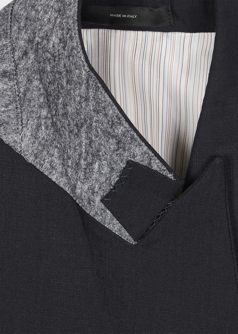 Paul Smith Women's Dark Navy Double Breasted Linen Suit outlook