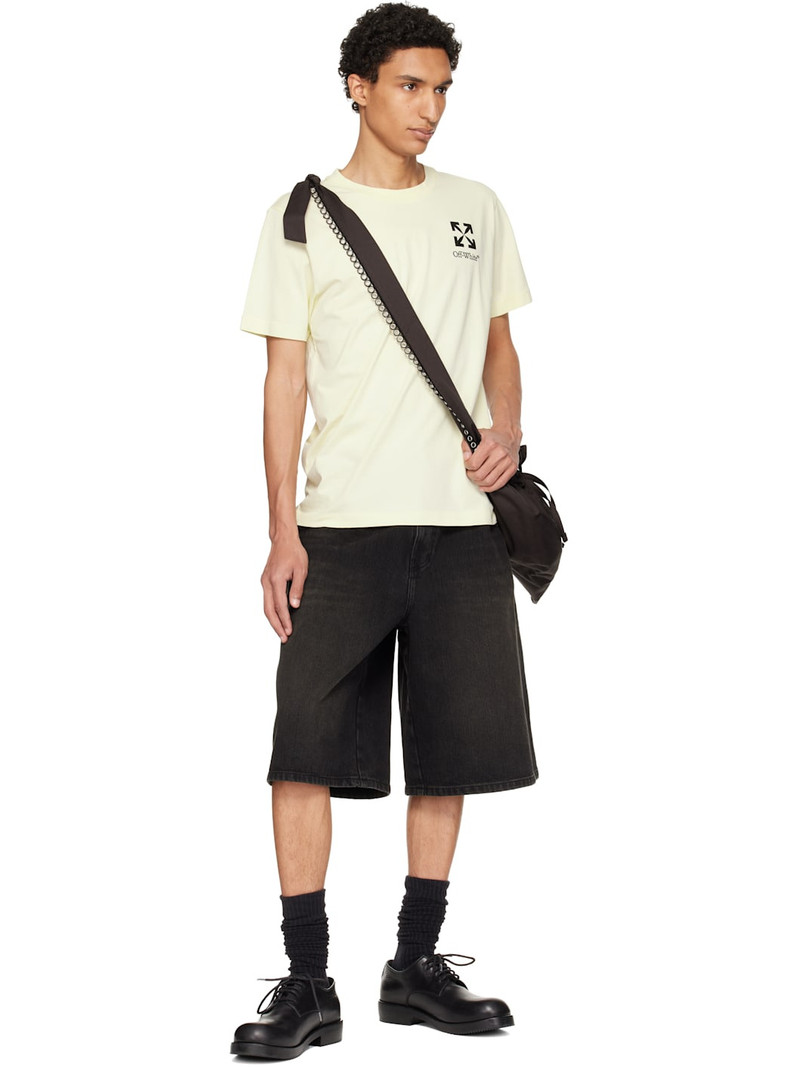 Off-White Yellow Small Arrow Slim T-shirt outlook
