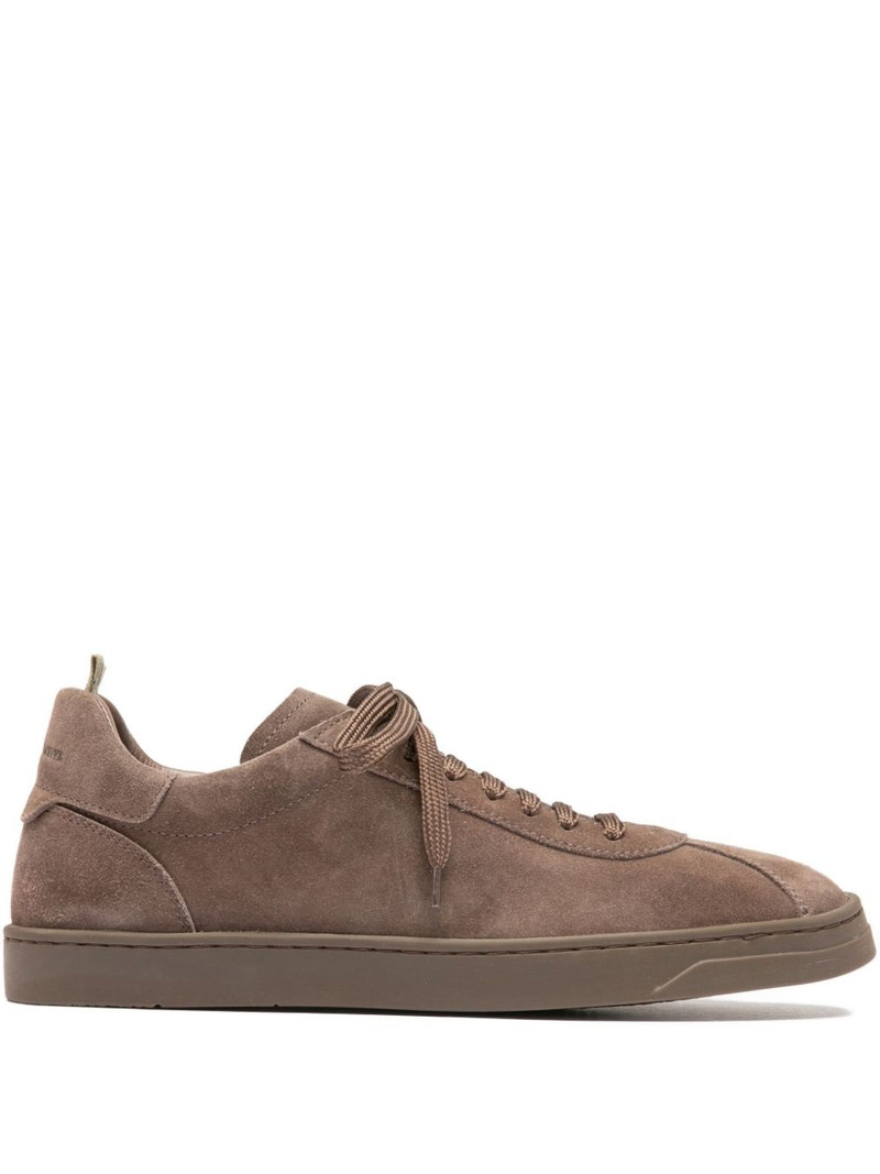 Karma lace-up suede sneakers 1