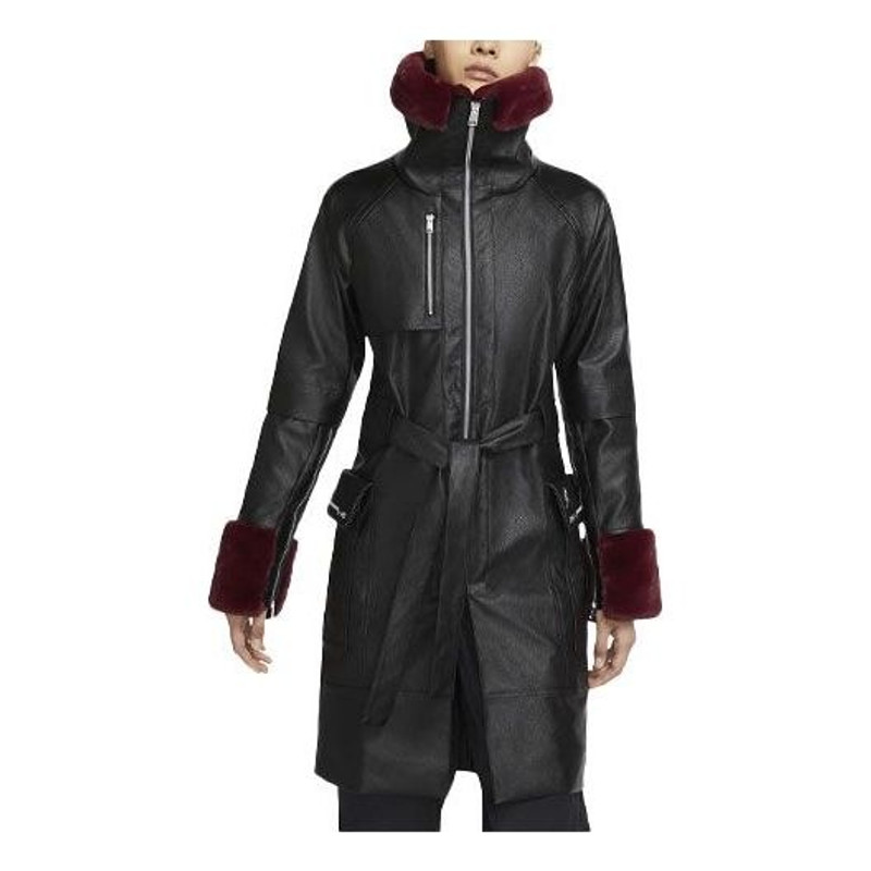 (WMNS) Air Jordan Coat 'Black' DC2606-010 - 1