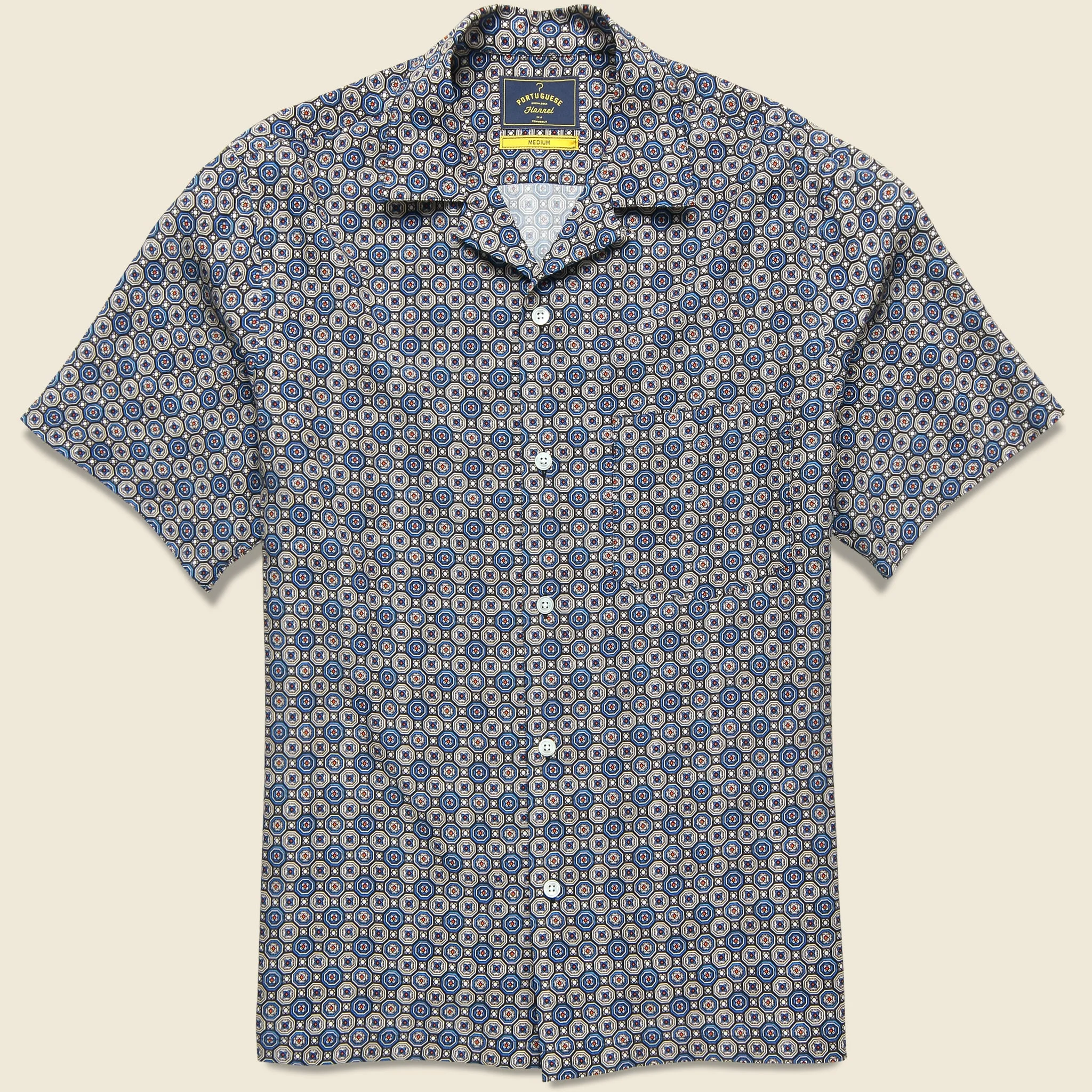 Conte Camp Shirt - Blue - 1