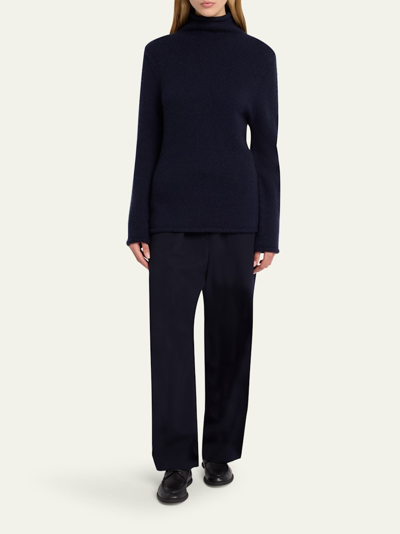 The Row Mariam Mock-Neck Cashmere Sweater outlook