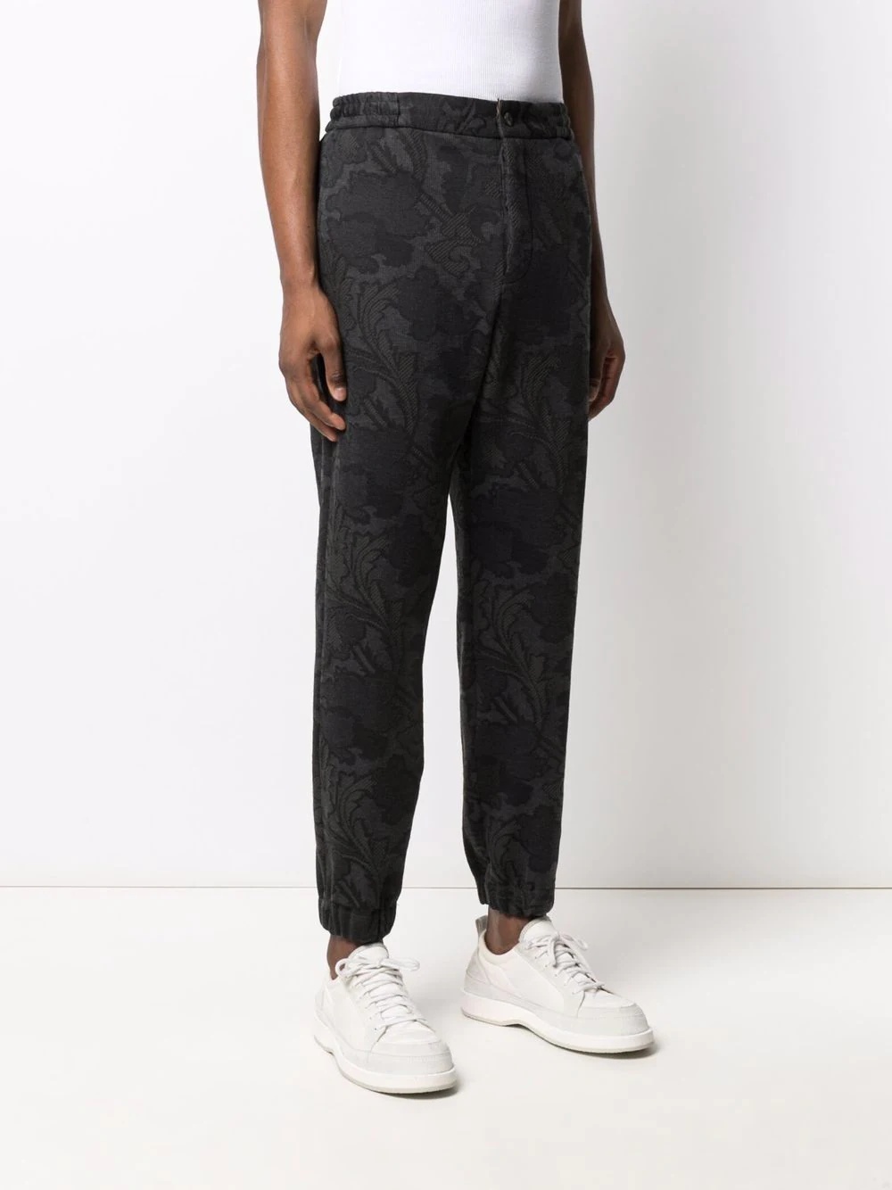 paisley-pattern track trousers - 3