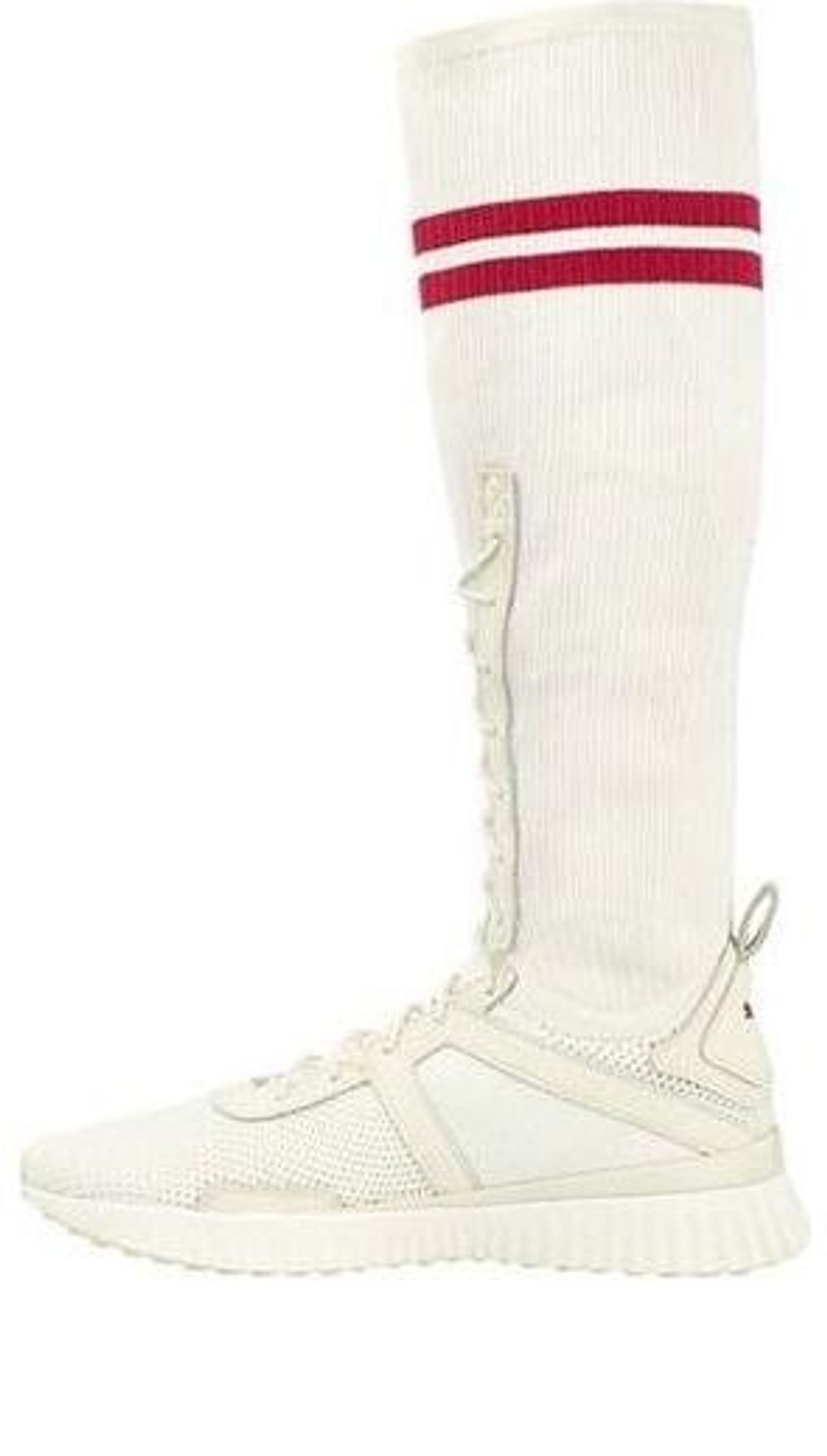 (WMNS) PUMA Fenty By Rihanna Trainer High Knee Off White 190937-03 - 1