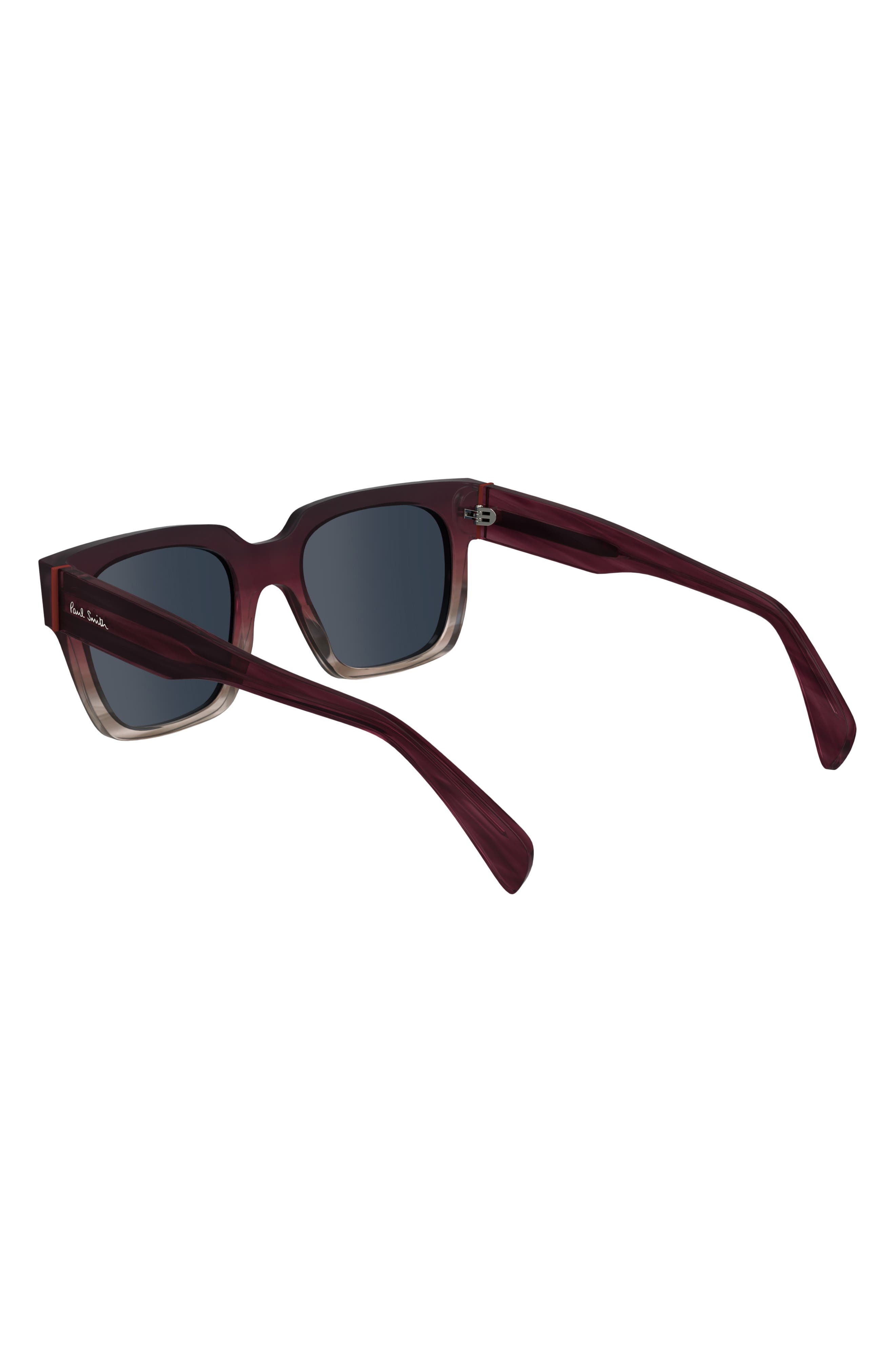 Paul Smith Kenley 52mm Rectangular Sunglasses in Burgundy/Beige at Nordstrom - 4