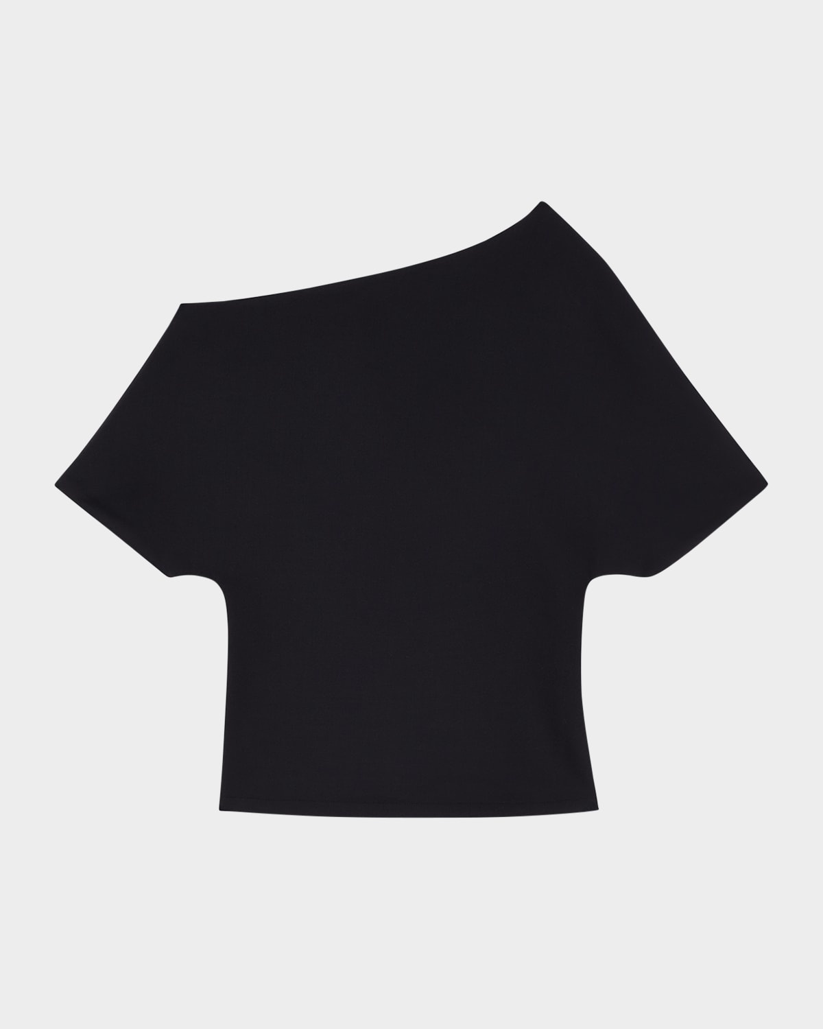 Asymmetric Short-Sleeve Top - 1