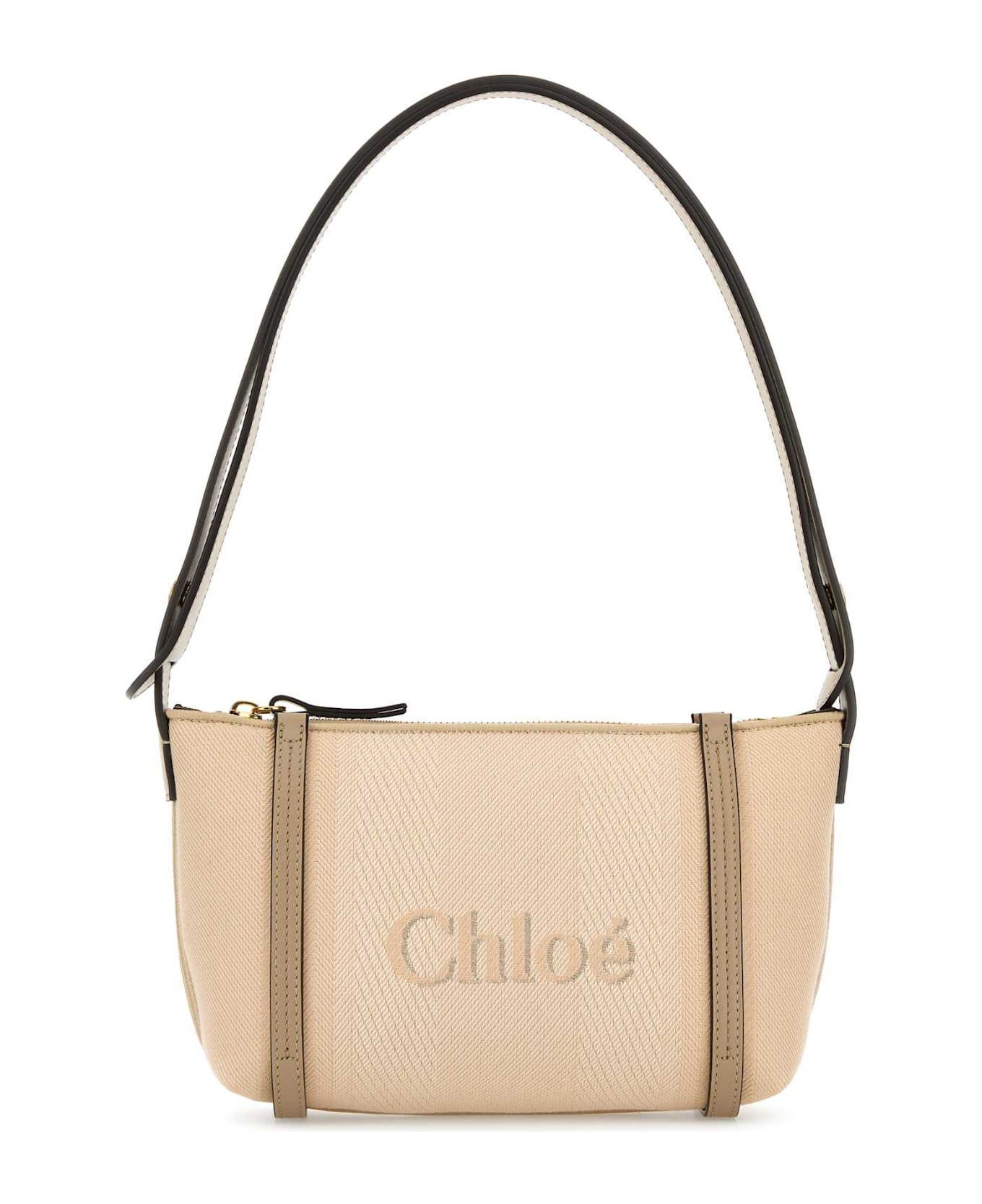 Sand Canvas Carry Shoulder Bag - 1