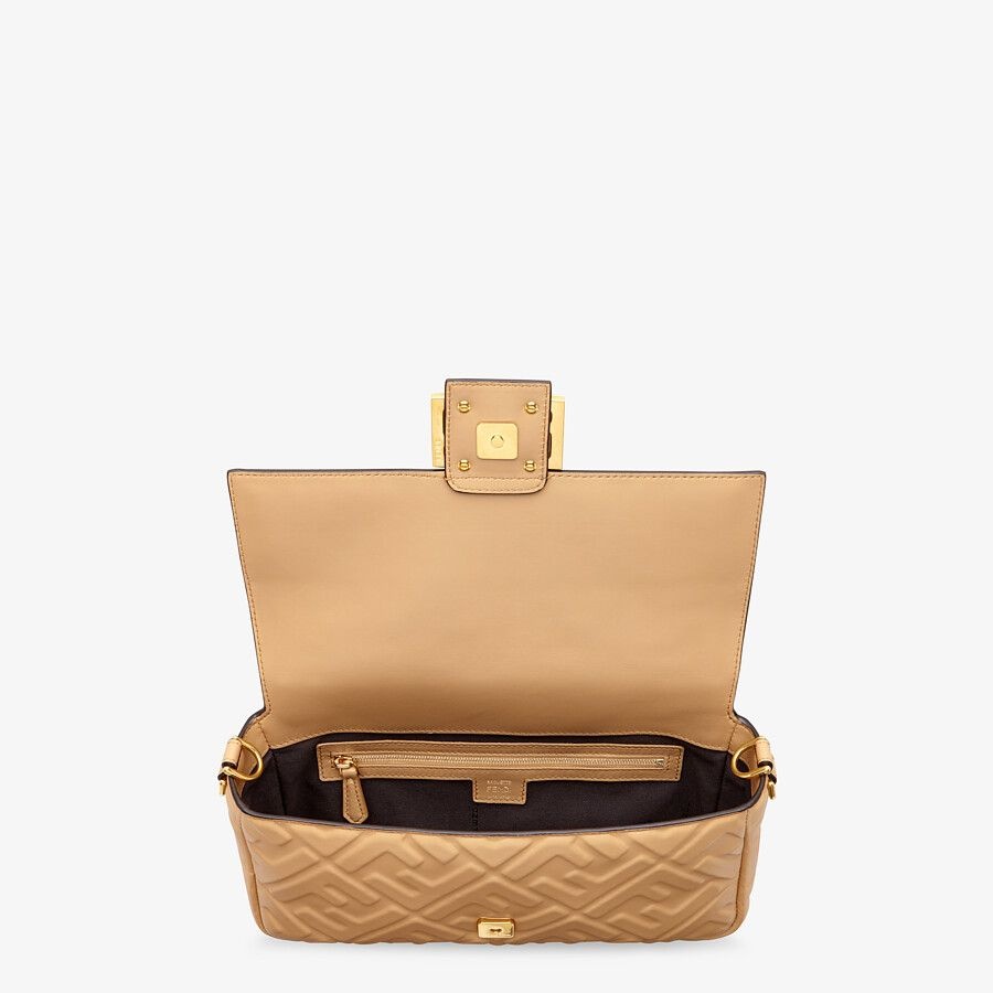 Beige leather bag - 4