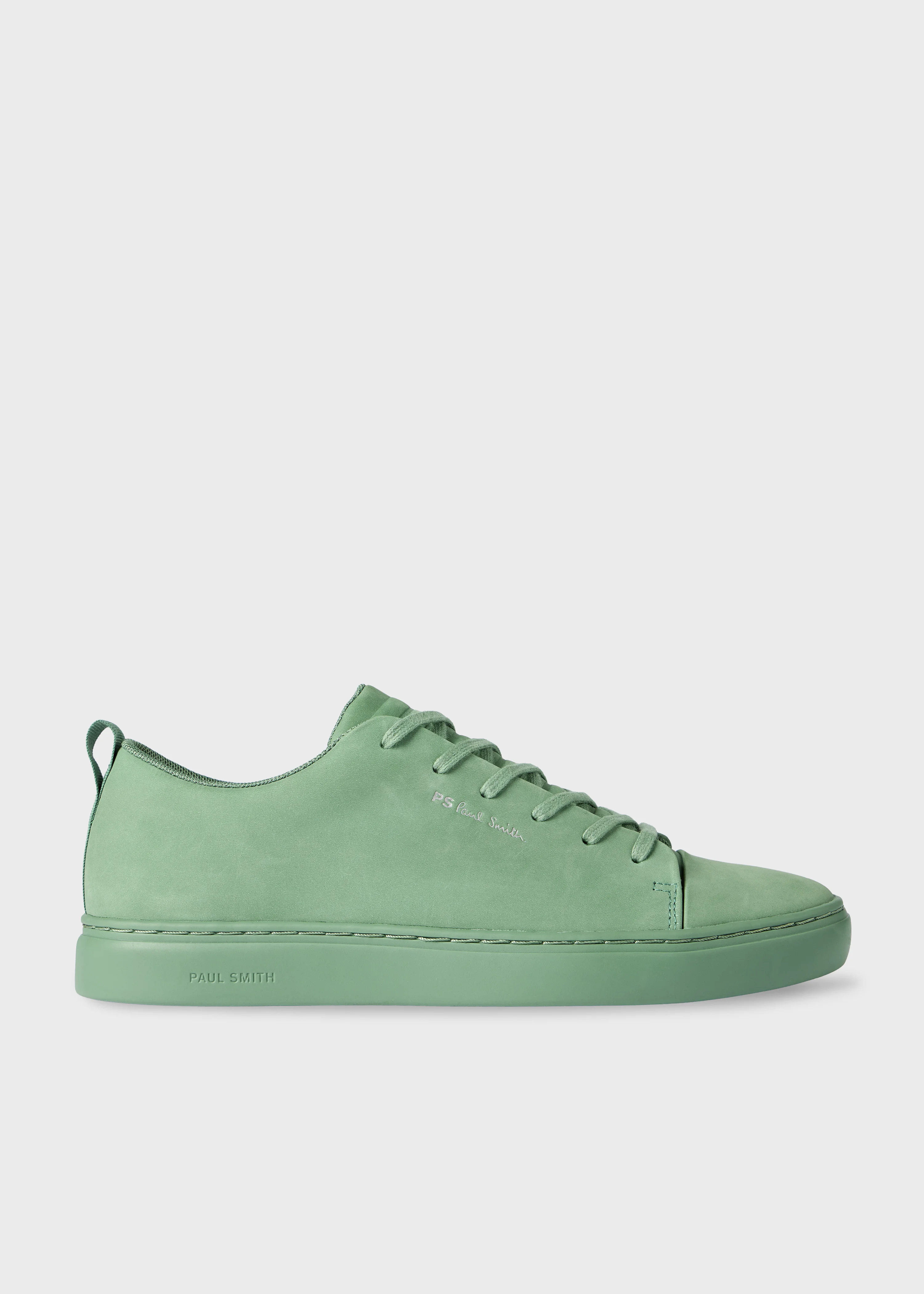 Green Nubuck ' Lee' Trainers - 1