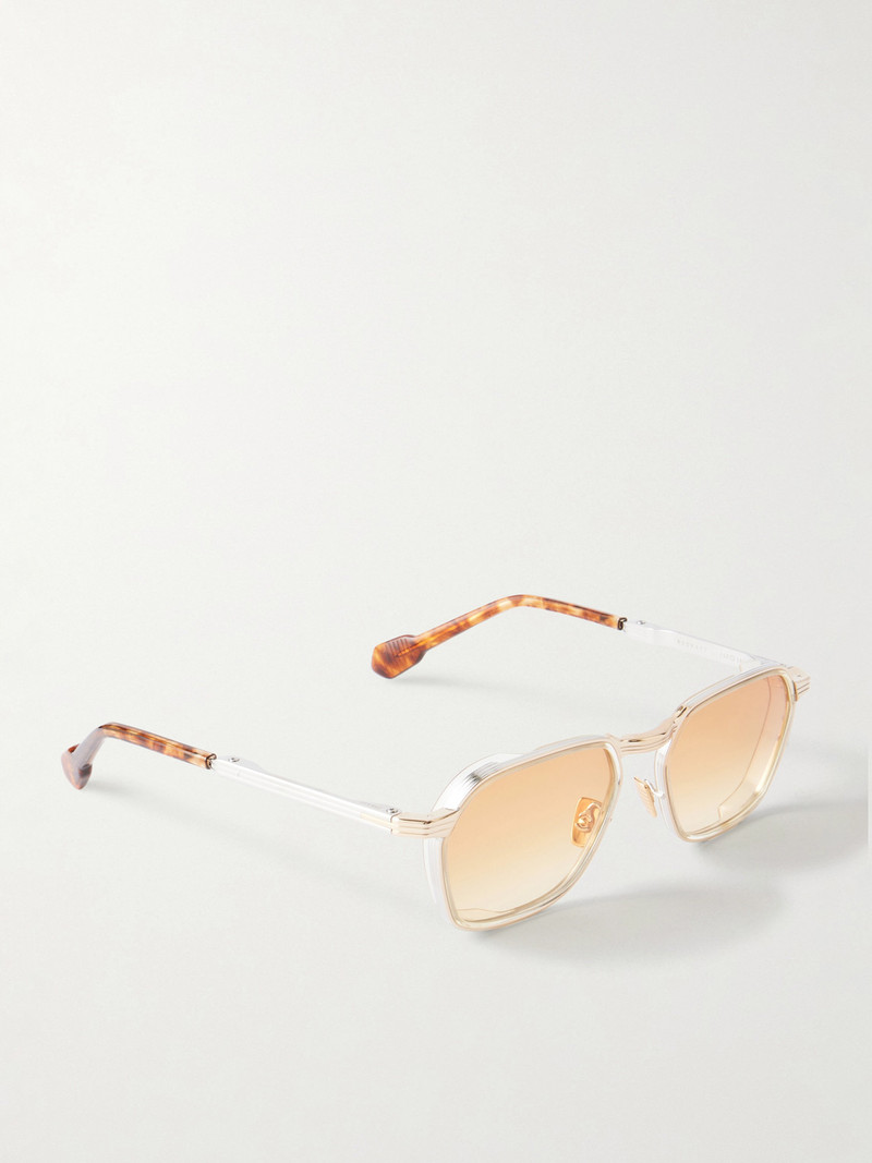 Beckett D-Frame Titanium and Acetate Sunglasses 4