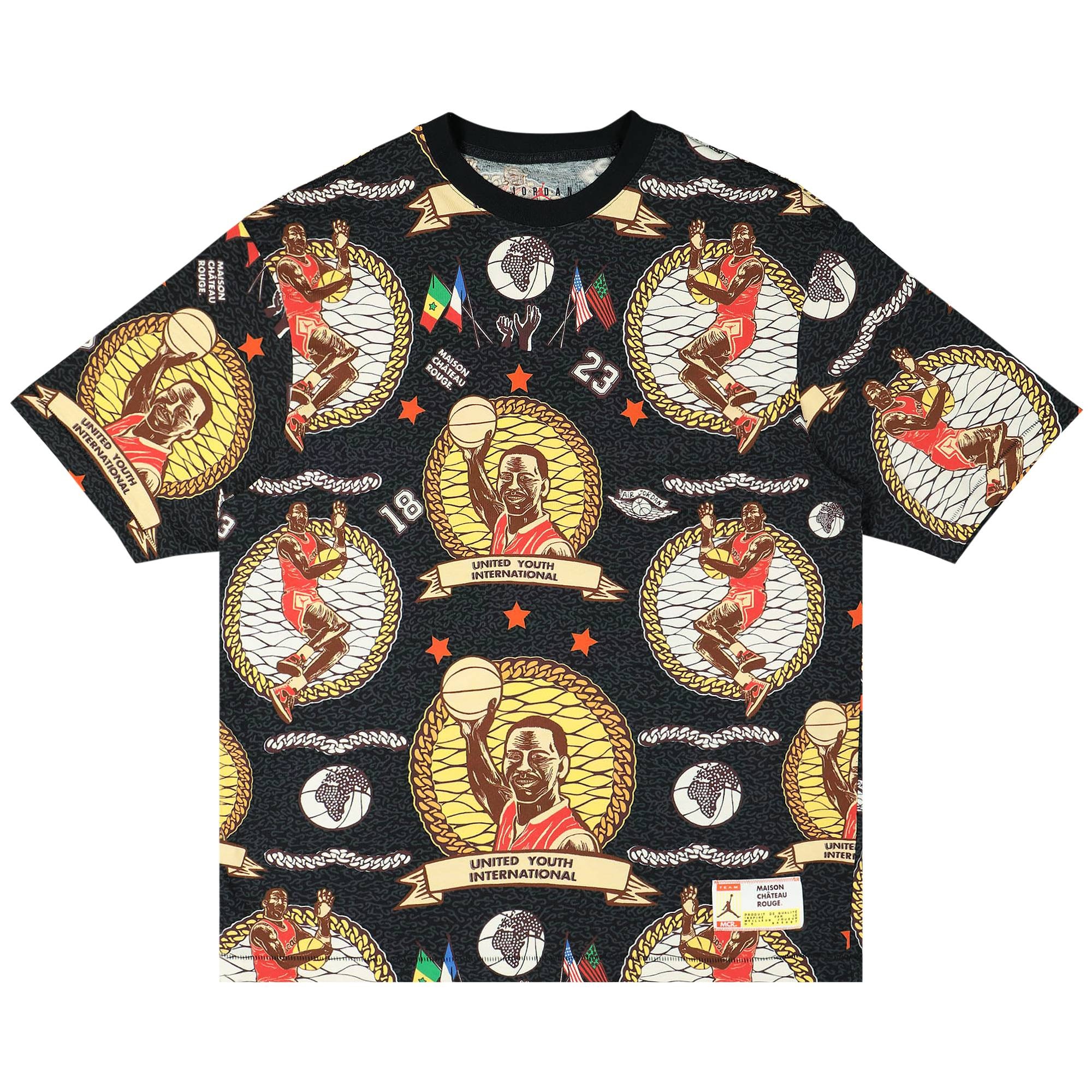 Air Jordan x Maison Chateau Rouge T-Shirt 'Black' - 1