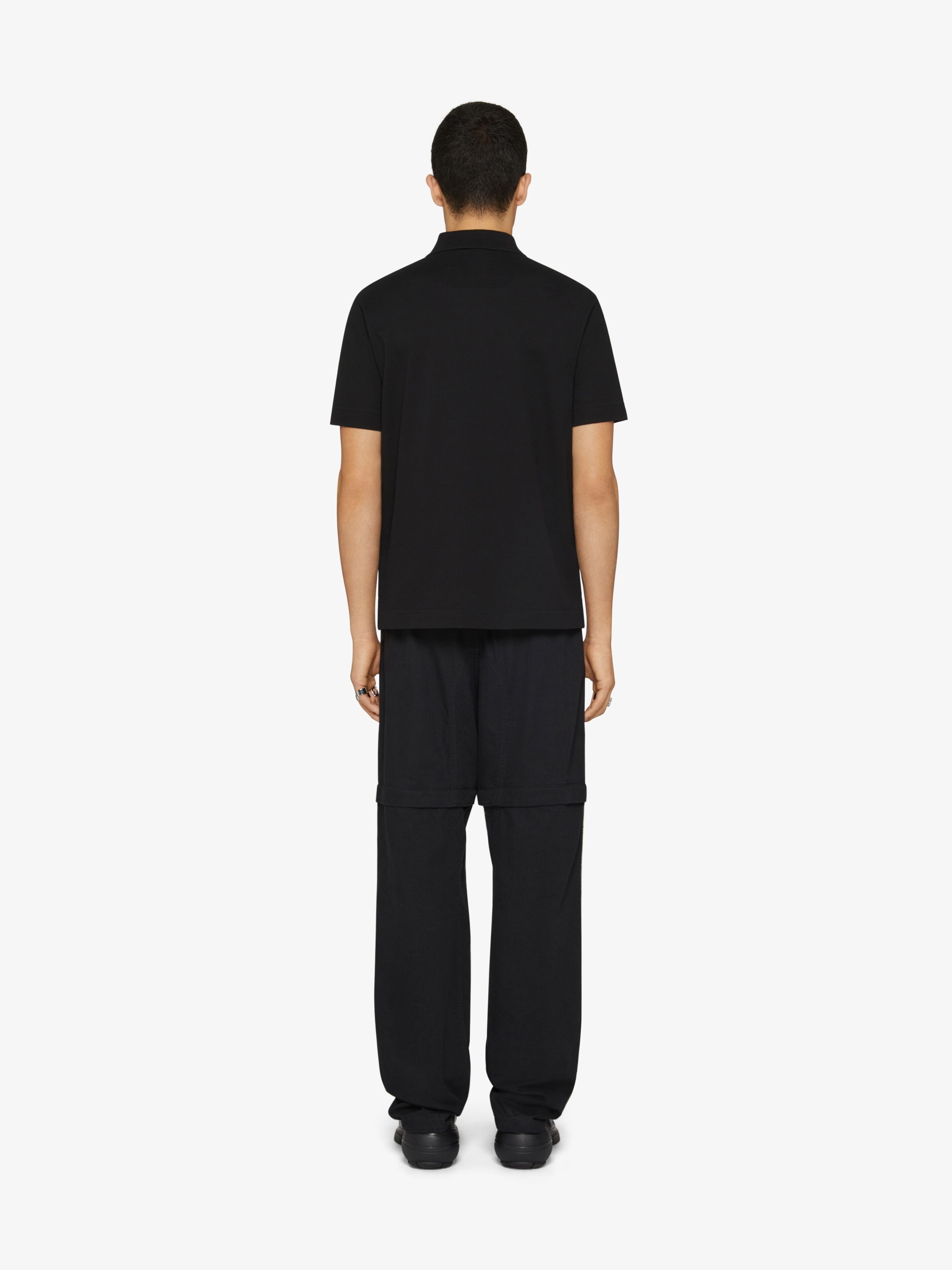 GIVENCHY ARCHETYPE ZIPPED POLO SHIRT IN COTTON - 4